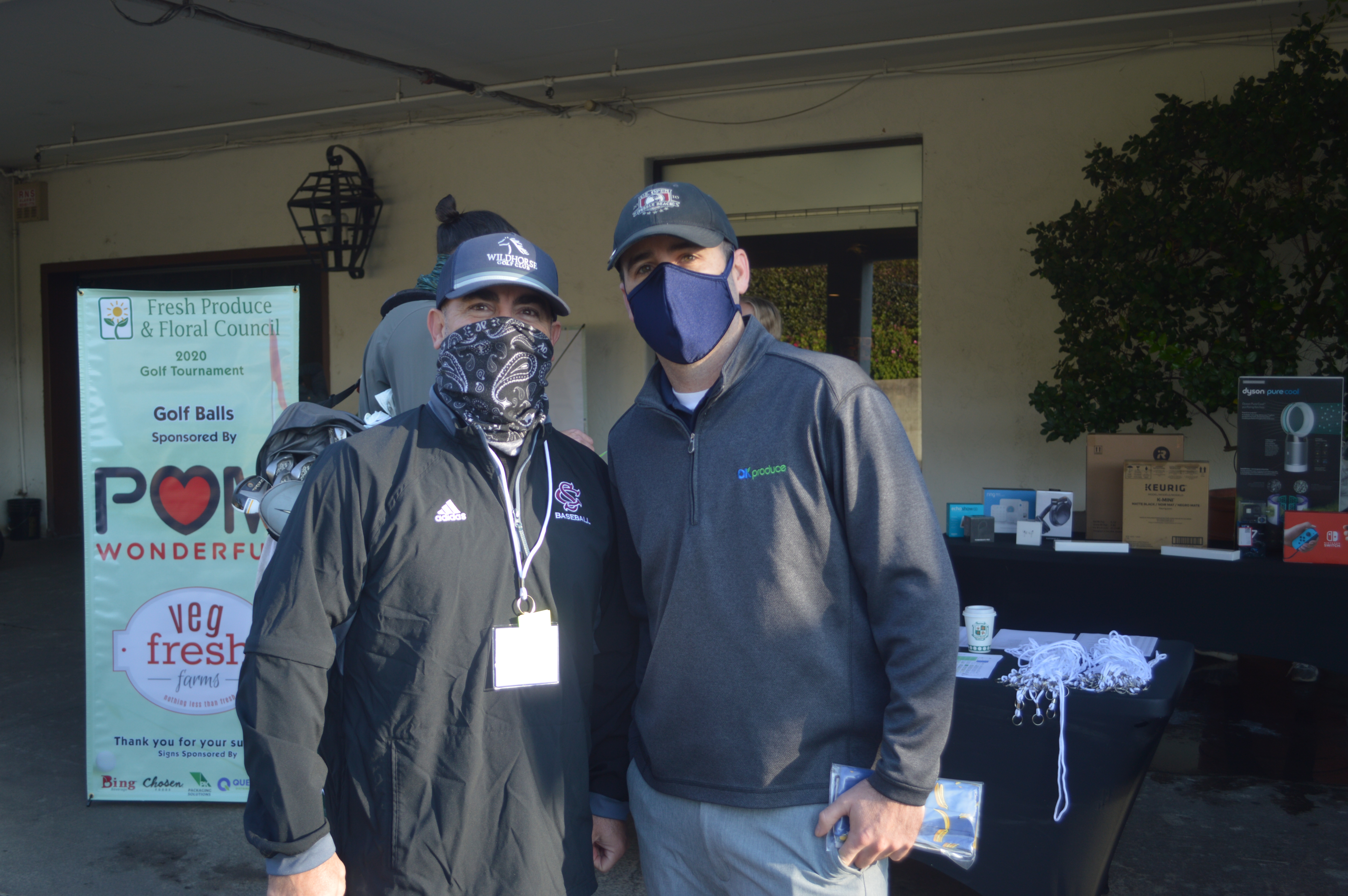 David Diago of CDC Distributing with Tim Monteath of OK Produce.