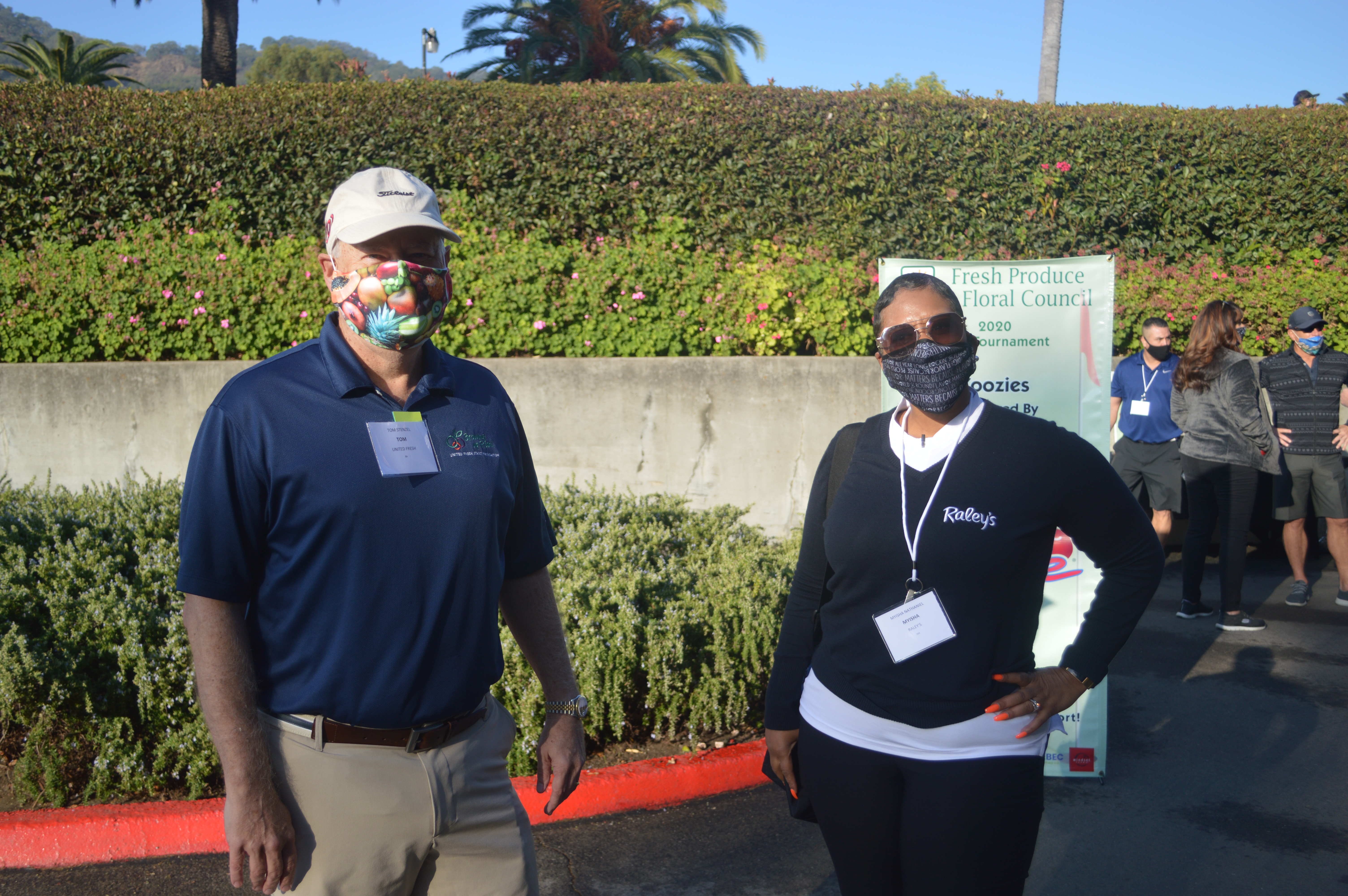 Tom Stenzel of United Fresh with Myisha Nathaniel of Raley’s Supermarkets.