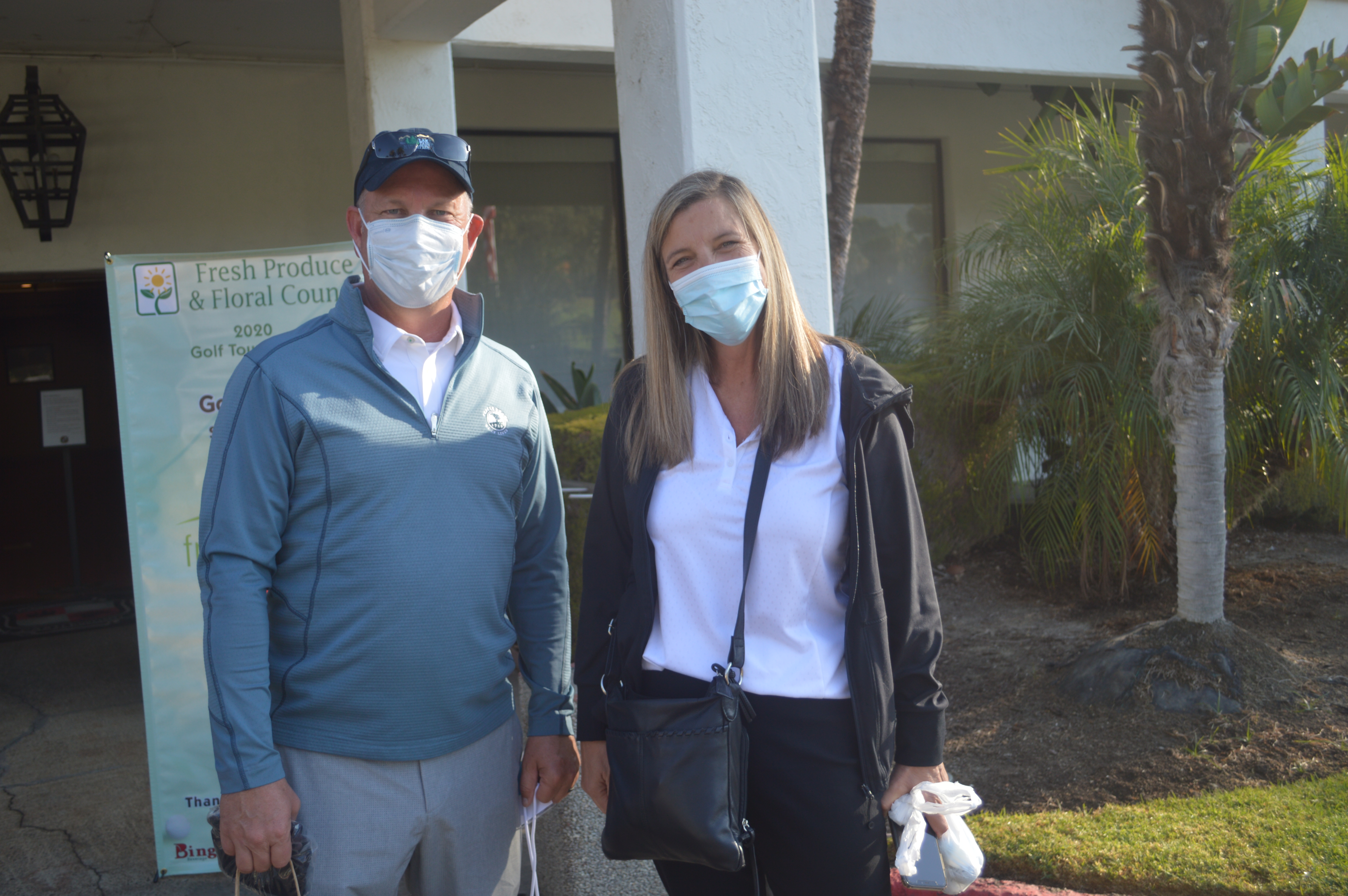 Greg Corrigan of United Vegetable Growers Cooperative with Kristine Gatlin of Litehouse Foods.