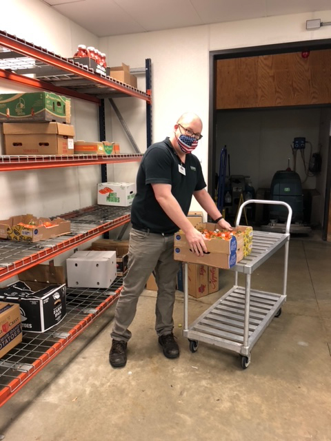 Chris Sanders, Harps produce manager in Elkins, AR.