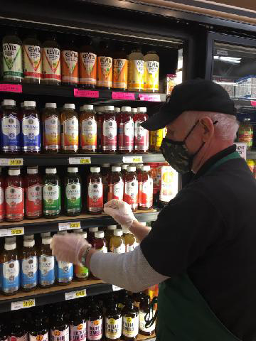  Jimmy Williams, Harps produce clerk in Rogers, AR.