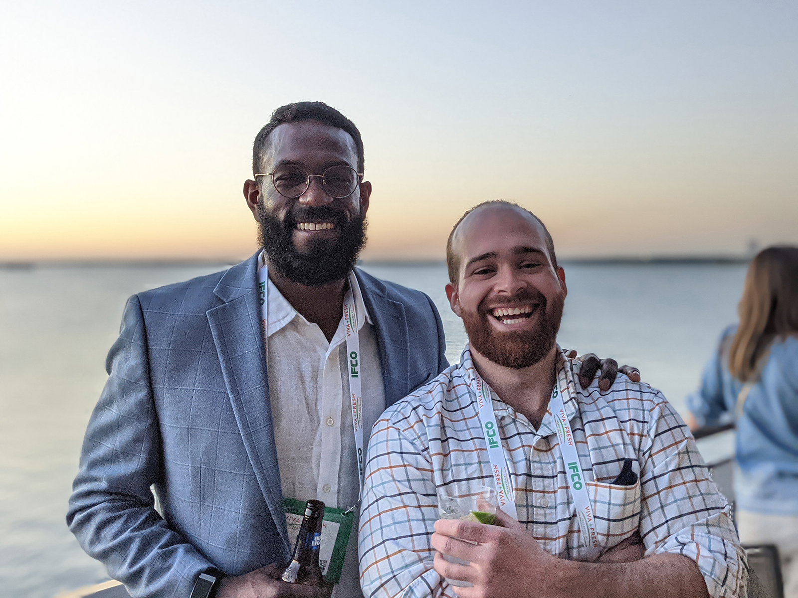 Raj Nagarajah and Colby Aaron of Tive.