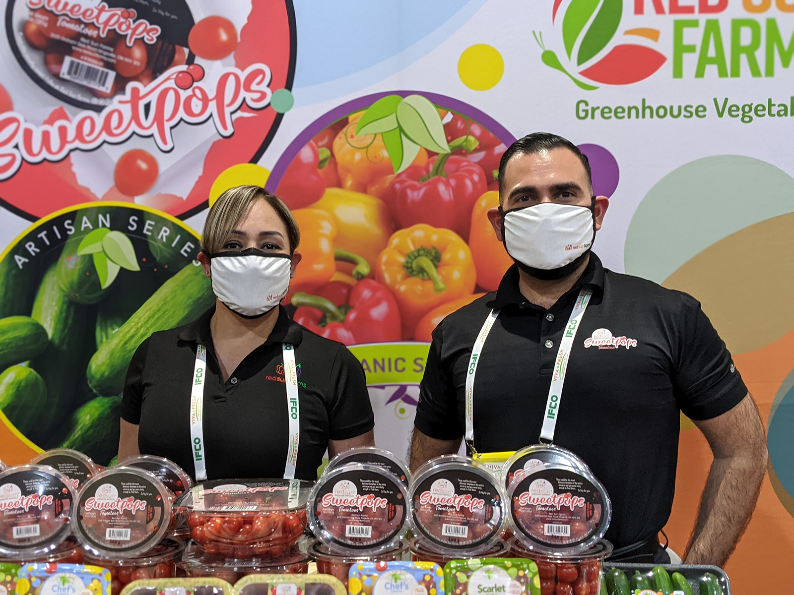 Elvia Cantu and Armando Devora of Red Sun Farms.