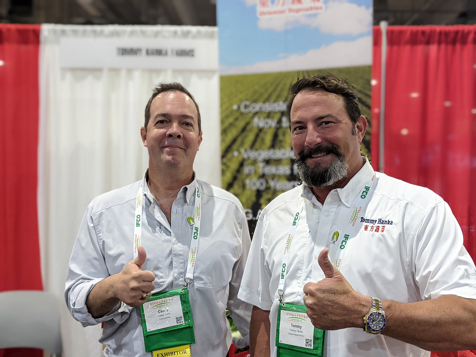 Casey Jones and Tommy Hanka of Tommy Hanka Farms.