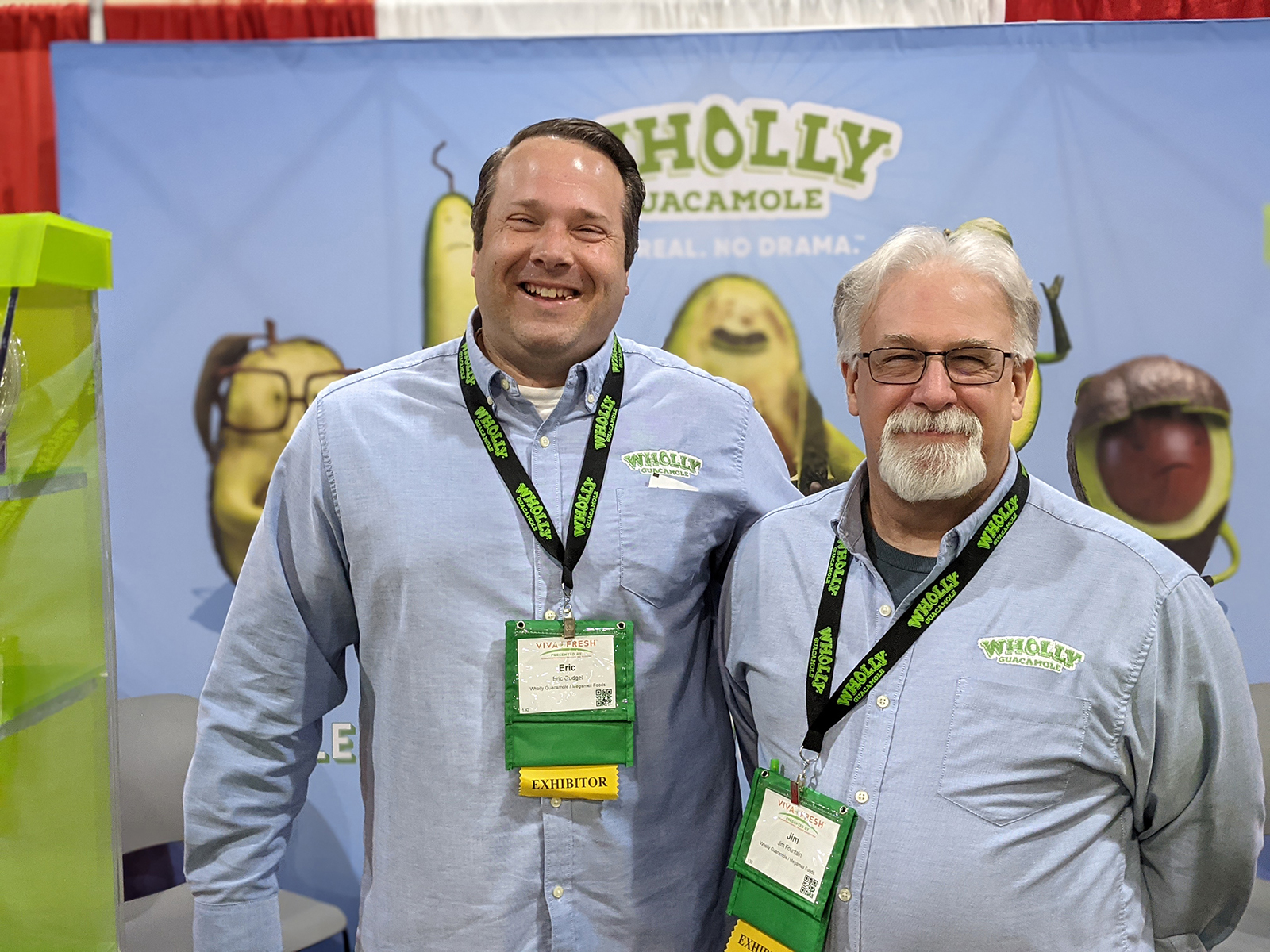 Eric Gudgel and Jim Fountain of Wholly Guacamole.