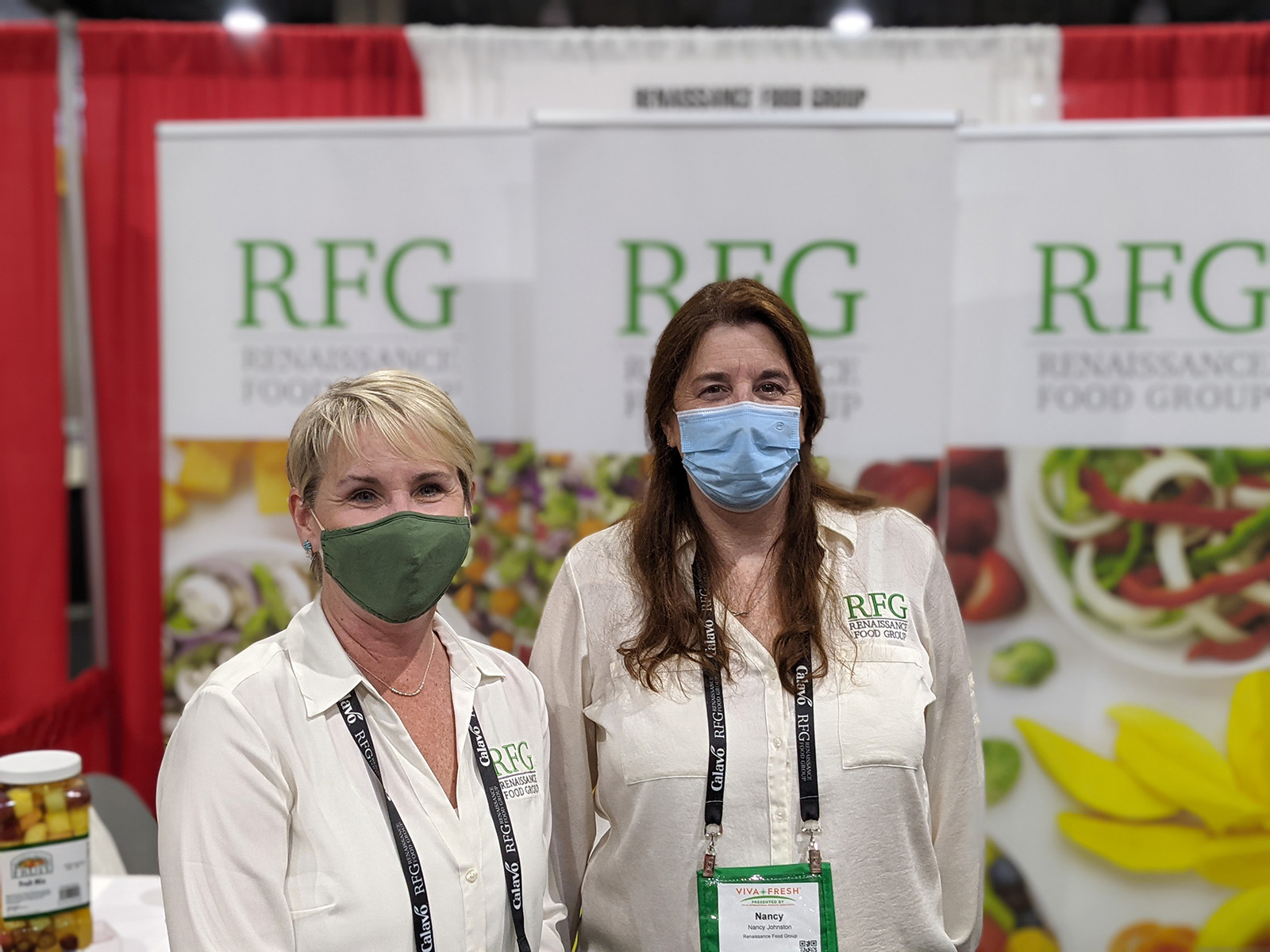 Kate Brooks and Nancy Johnston of Renaissance Food Group.