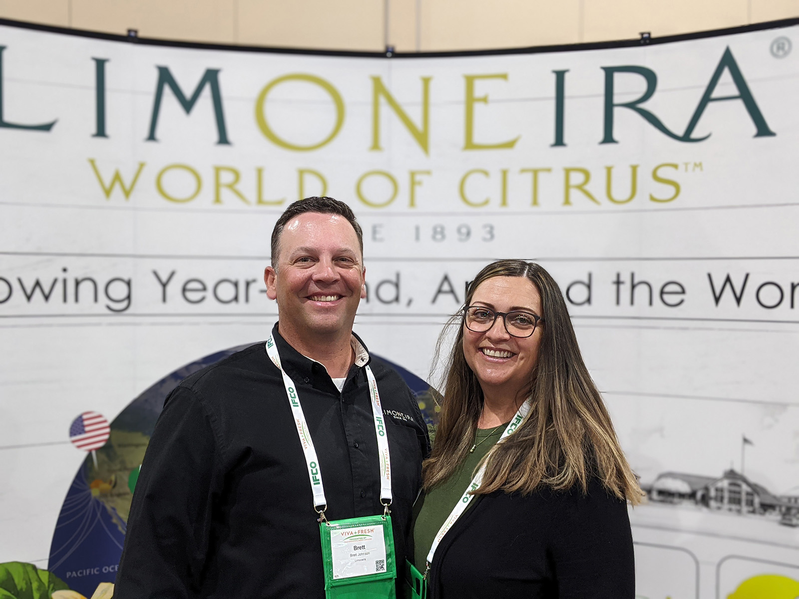 Brett Johnson of Limoneira and his wife, Marlo.