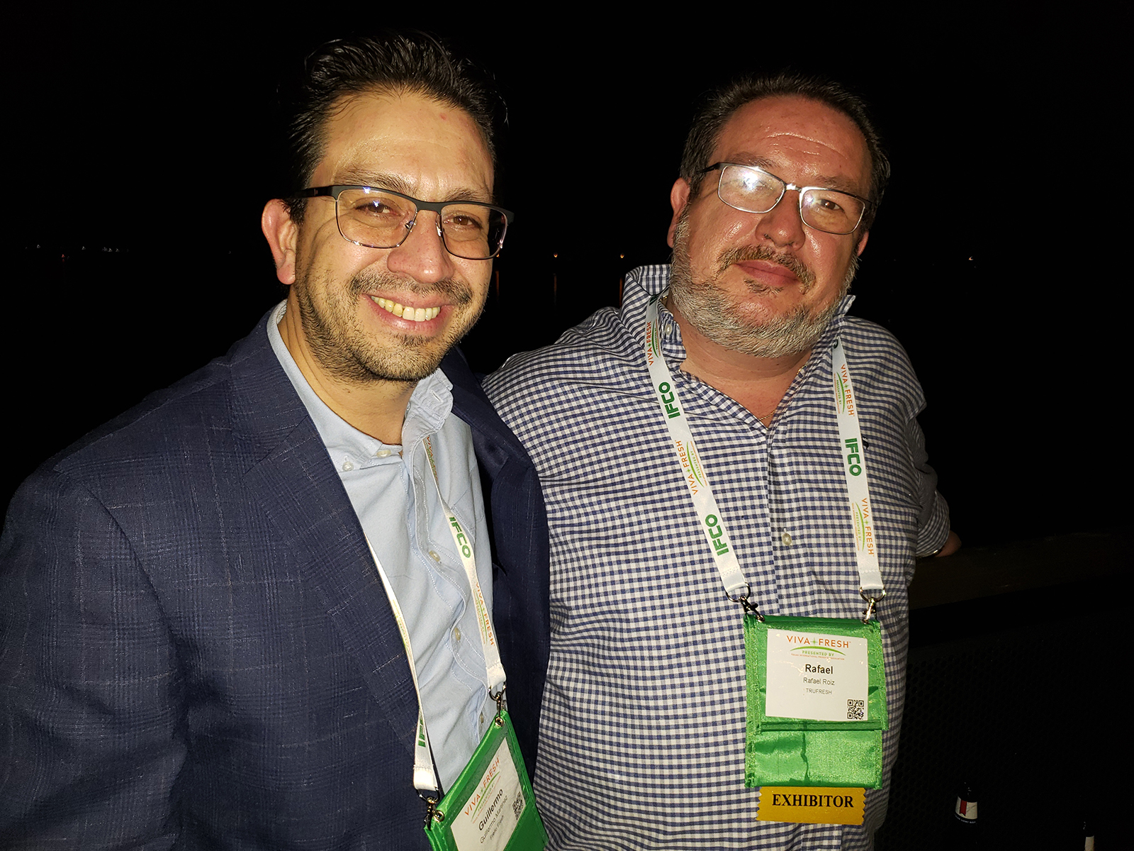 Nogalians Guillermo (Willy) Martinez of Frello and Rafael Roiz of TruFresh.