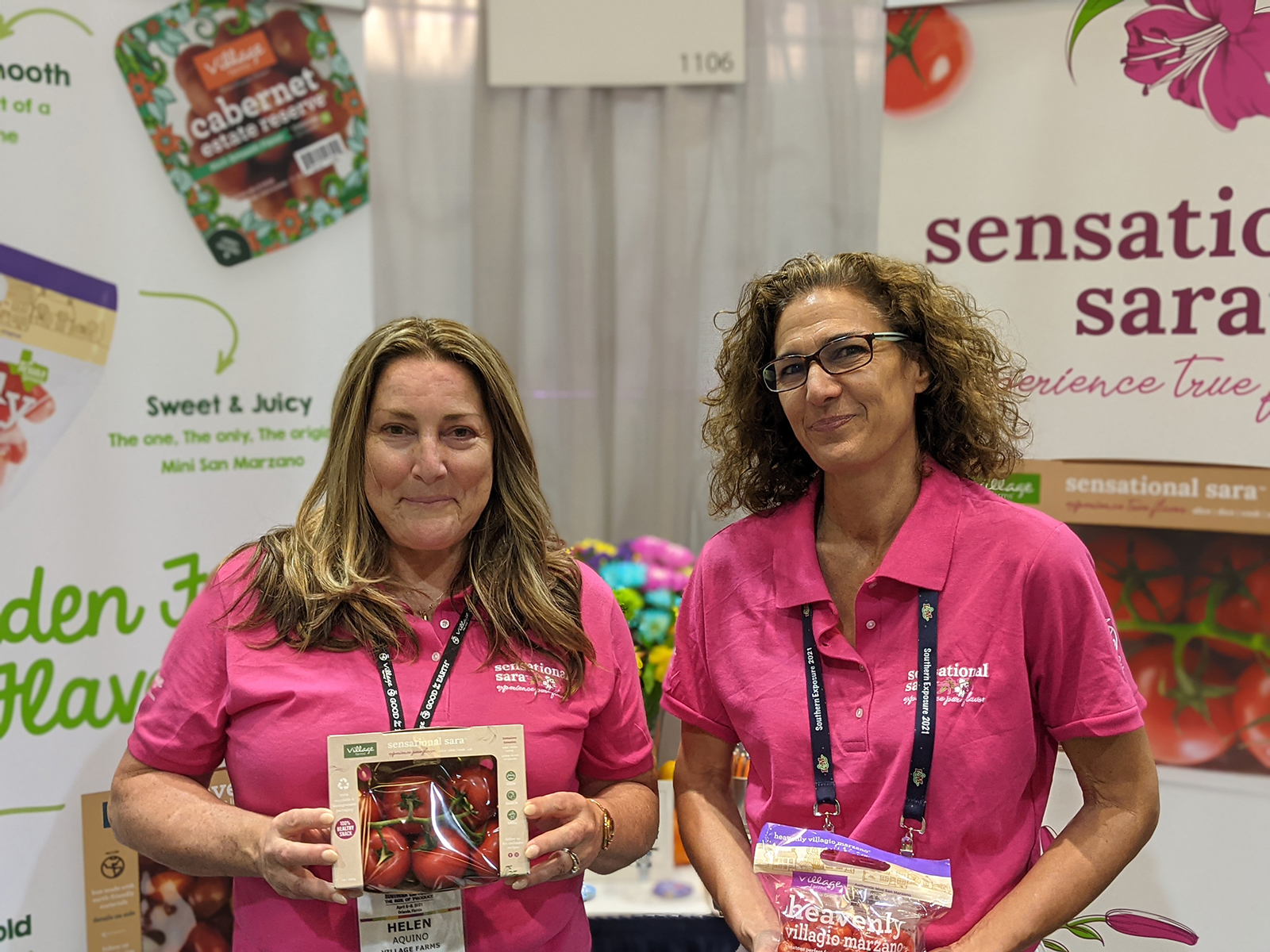 Helen Aquino and Lyra Vance of Village Farms.