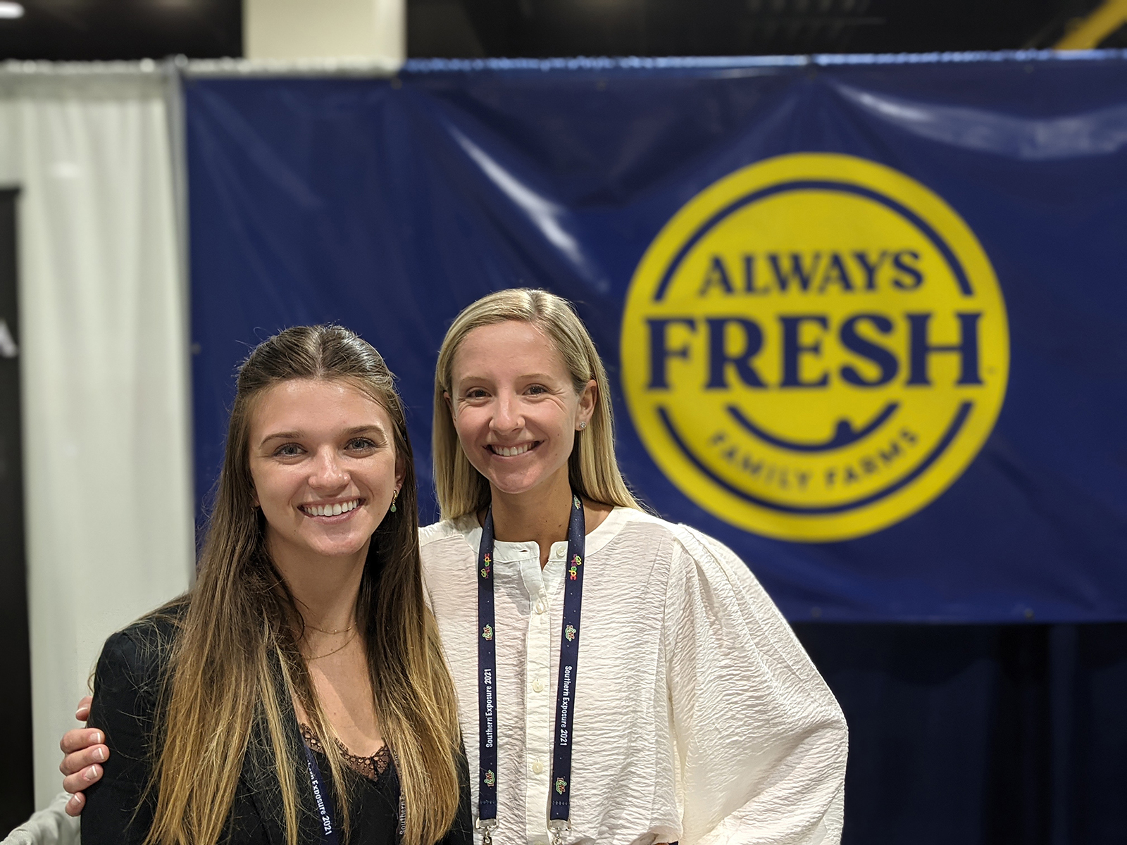 Sarah Savage and Bella Giordano of Always Fresh Farms.