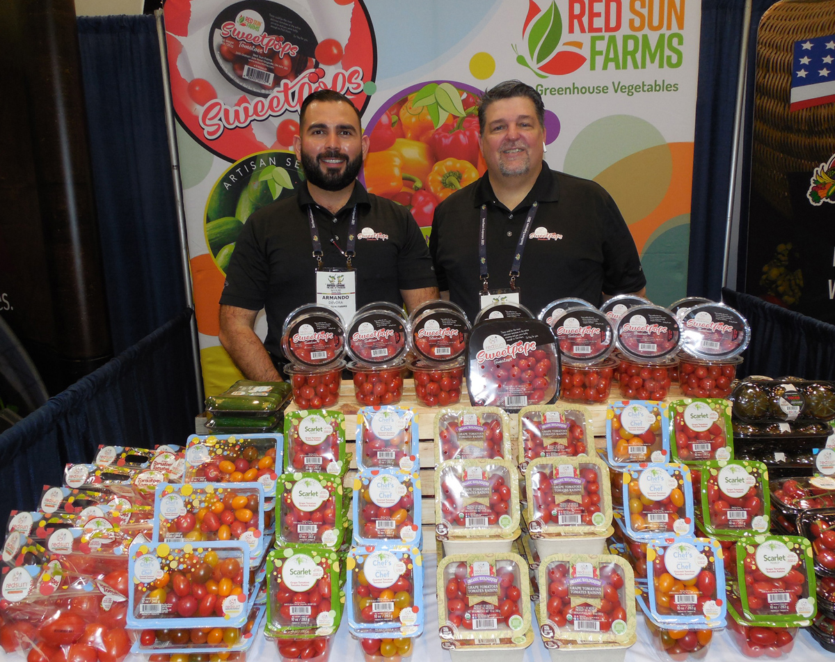 Armando Devora and Ray Mason of Red Sun Farms.