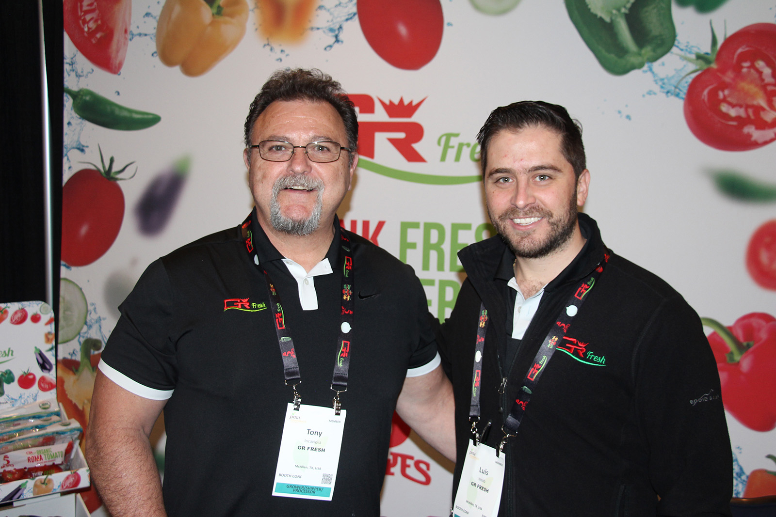 Tony Incaviglia and Luis Webb of GR Fresh.