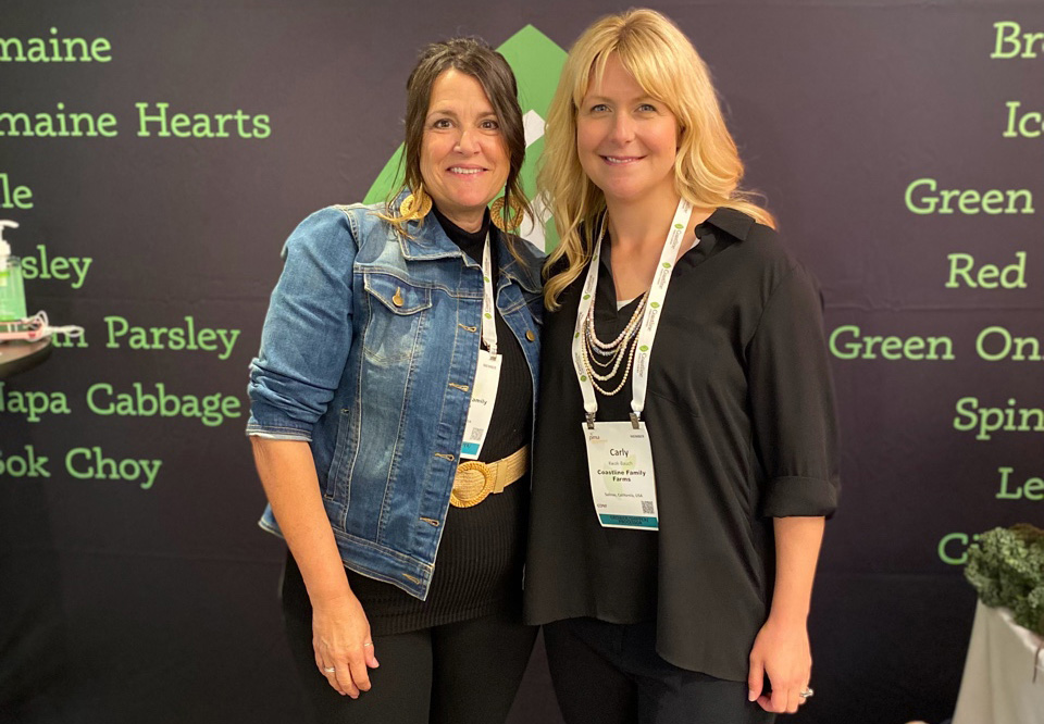 Tina Gularte and Carly Kwak-Bauch of Coastline Farms.