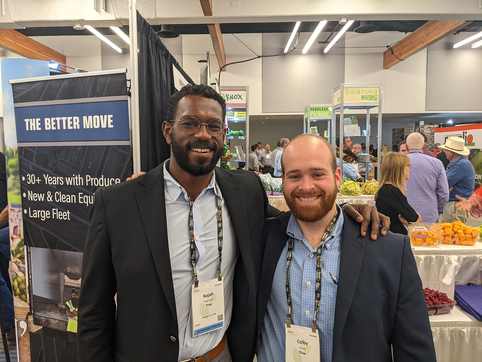 Rajah Nagarajah and Colby Aaron of Tive.