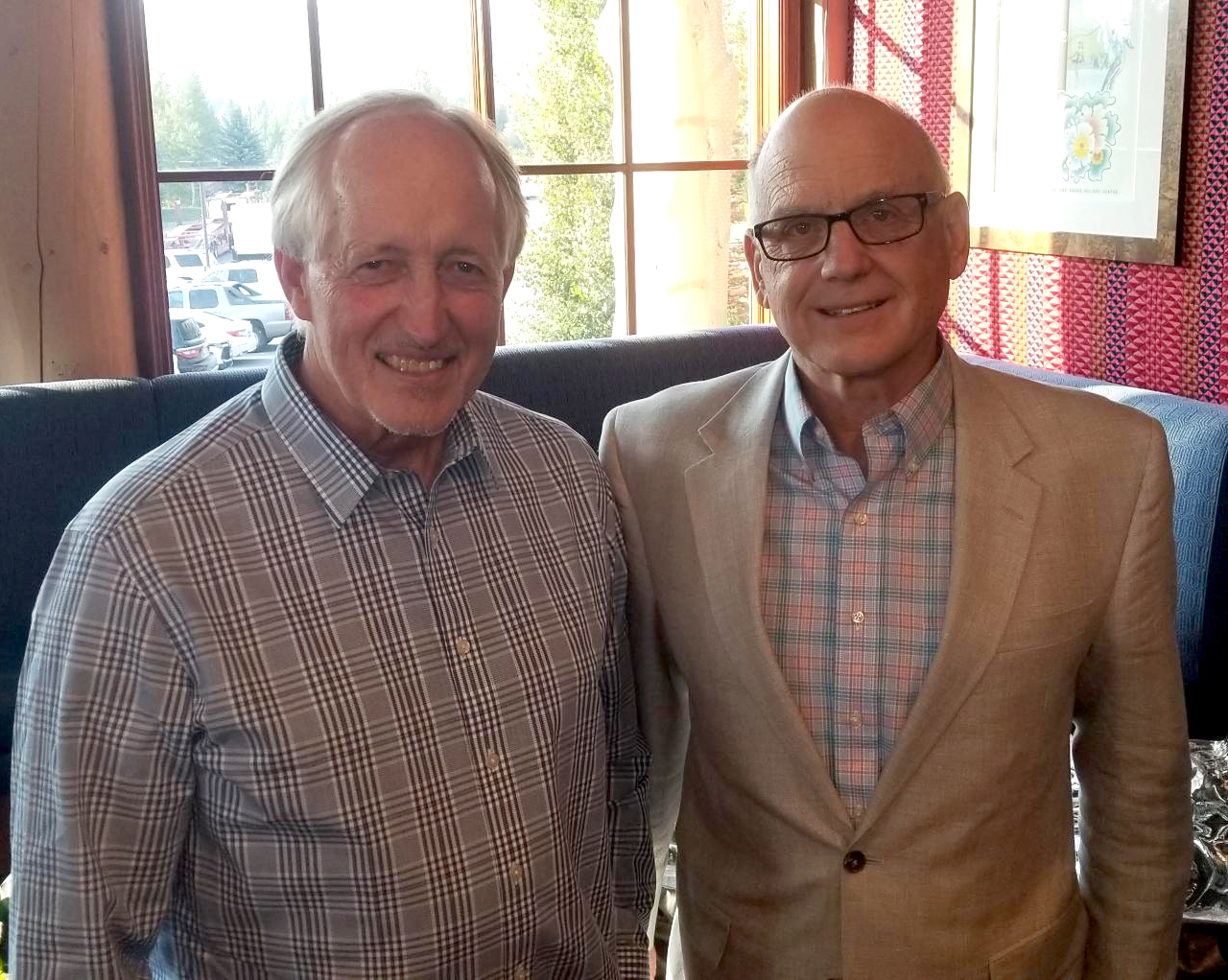 Ritchey Toevs and Doug Gross, former IPC commissioners.