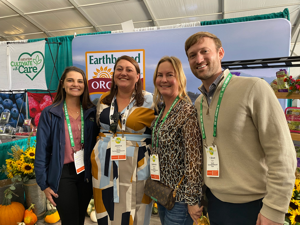 Kellie Nino, Jessica Harris, Catherine Baggott and T. Bruce Taylor of Taylor Farms/Earthbound Farms.