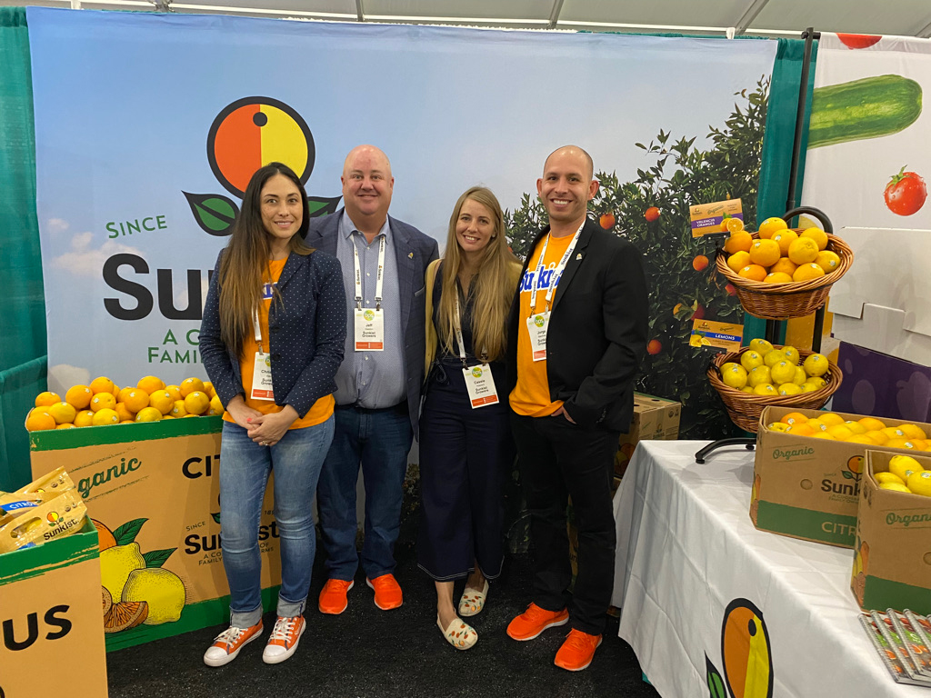 Christina Ward, Jeff Gaston, Cassie Howard and Jorge Martinez of Sunkist.