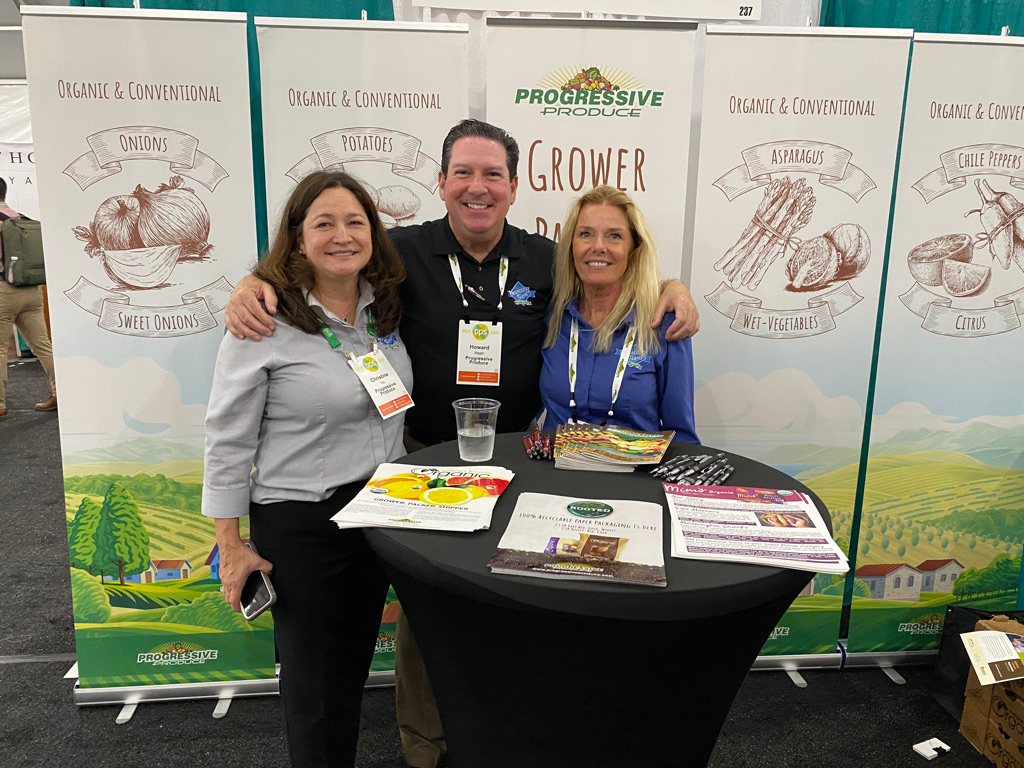 Christine Toy, Howard Nager and Jamie Simon of Progressive Produce.