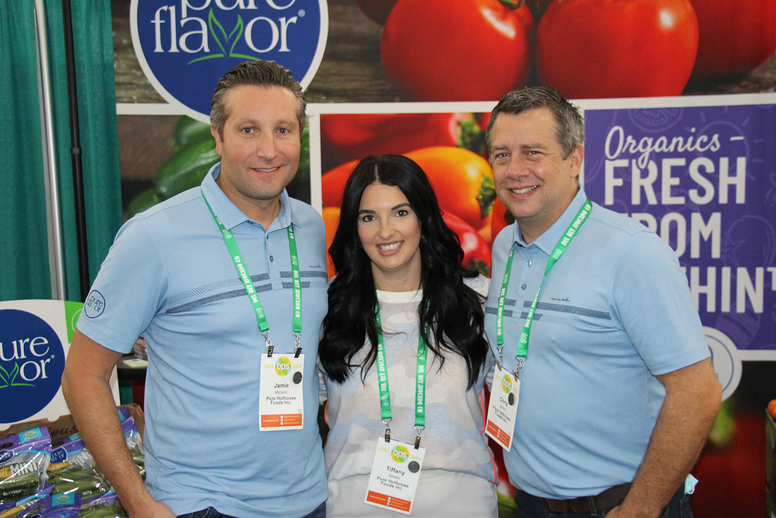 Jamie Moracci, Tiffany Sabelli and Chris Veillon of Pure Flavor.
