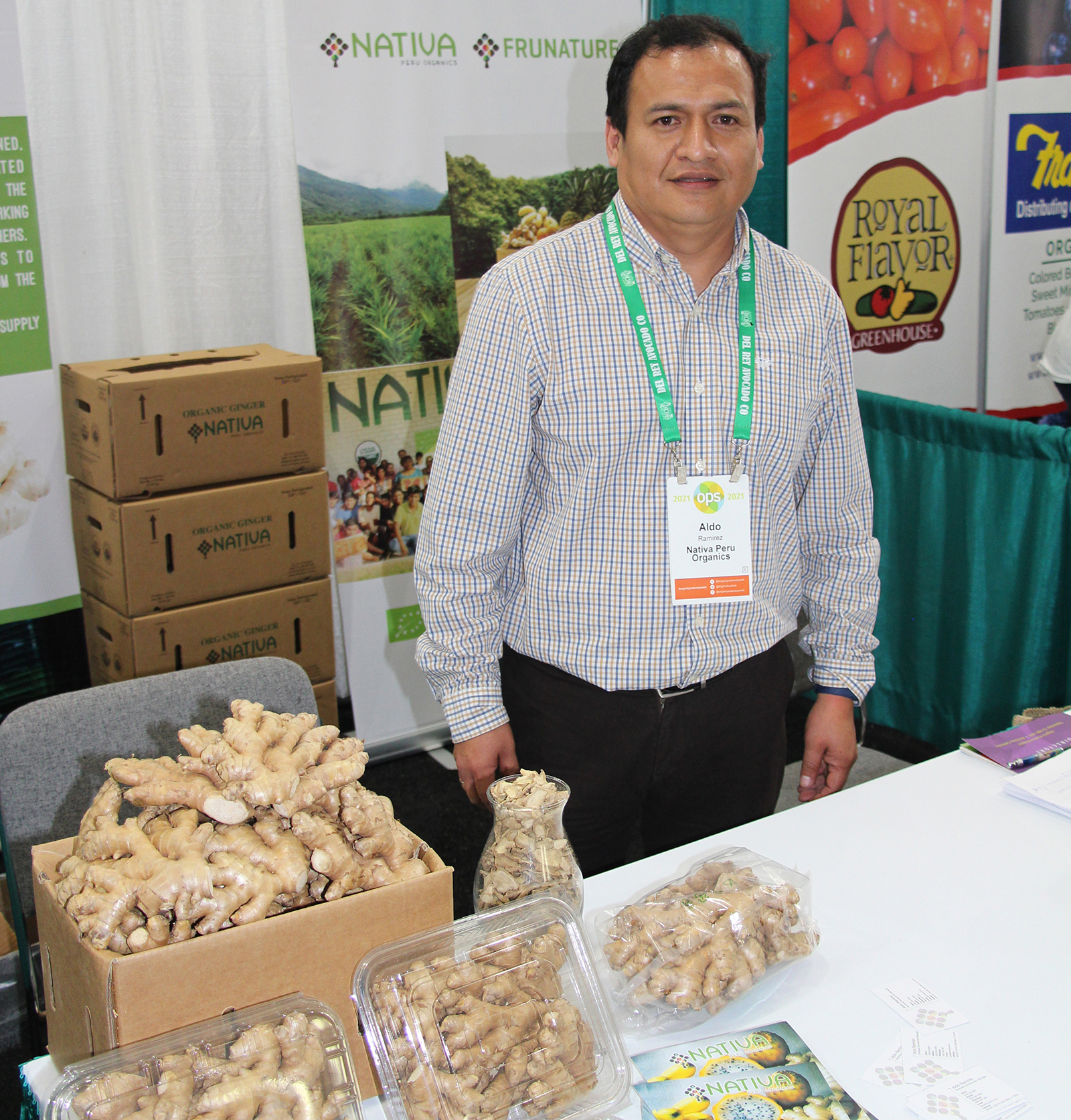 Aldo Ramirez of Nativa Peru Organics.