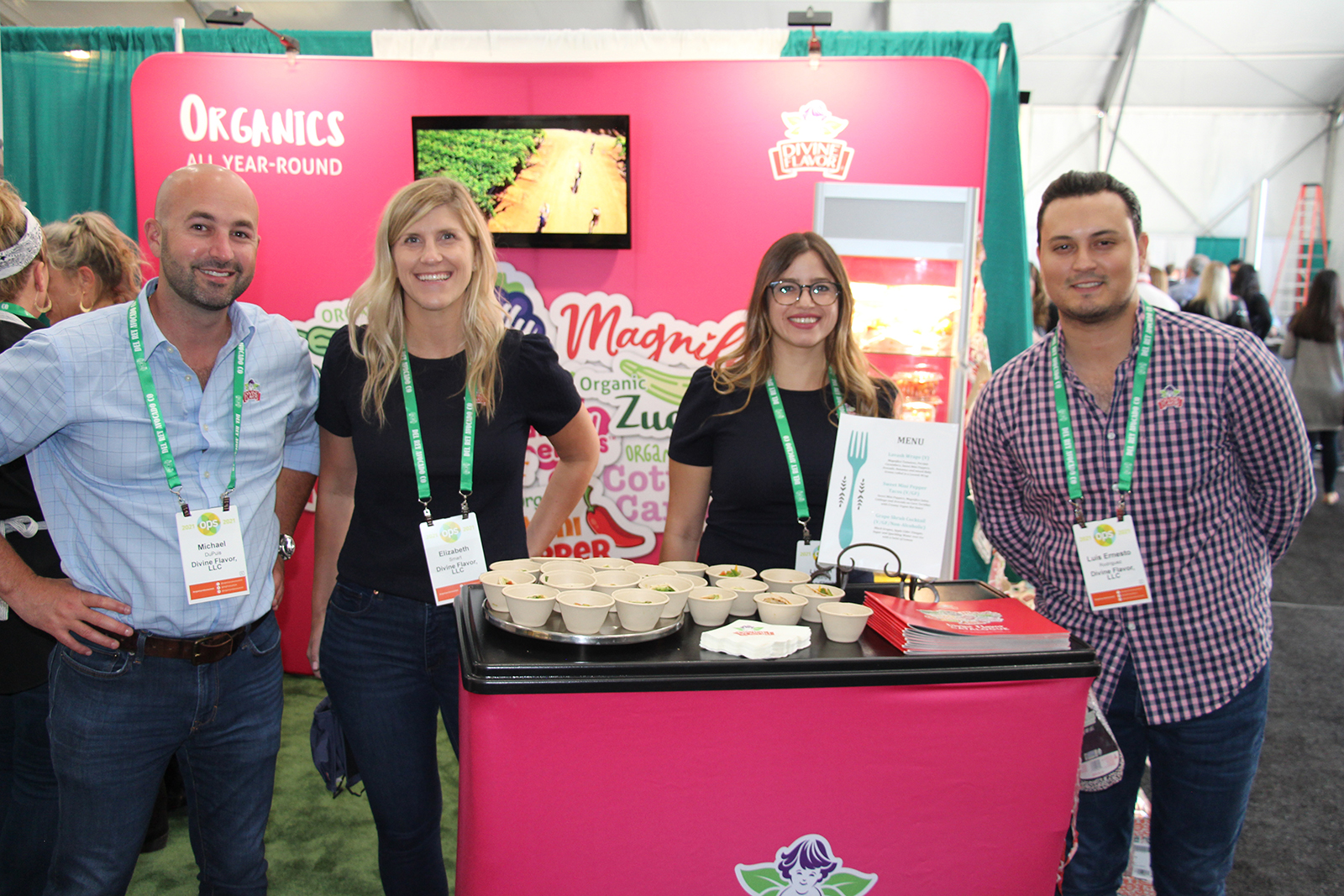Michael DuPuis, Elizabeth Smart, Lizbeth Cheang and Luis Ernesto Rodriguez of Divine Flavor.