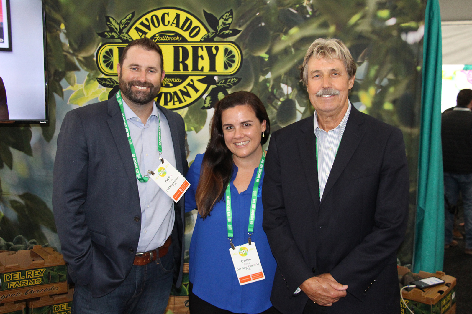 Patrick Lucy, Caitlin Cunha and Bob Lucy of Del Rey Avocado.