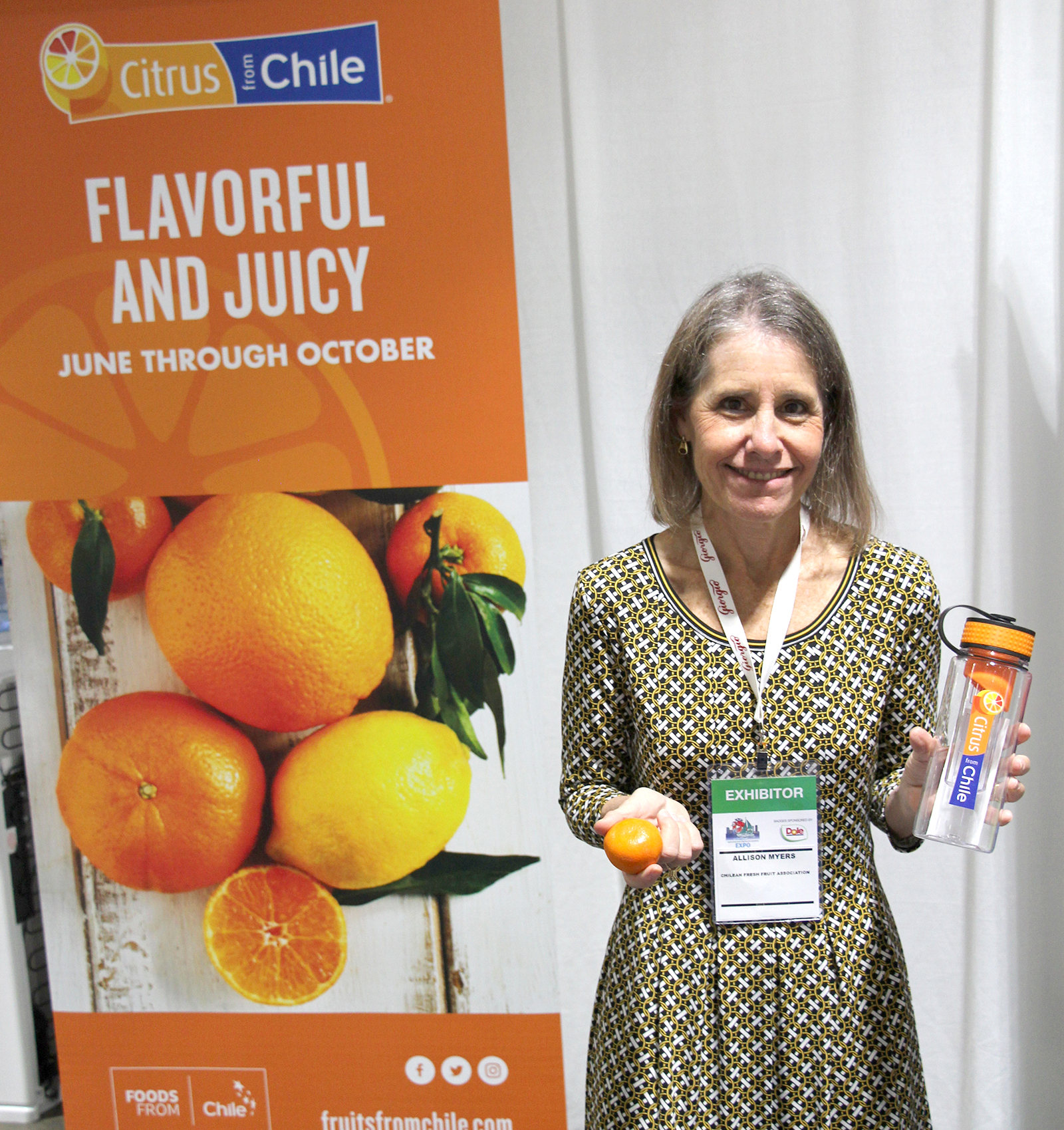 Allison Myers of the Chilean Fresh Fruit Association.