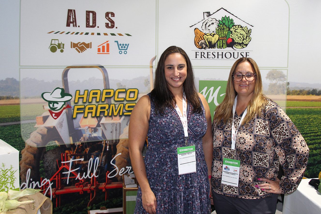 Raquel Mello and Yvonne D’Amato of Hapco Farms.