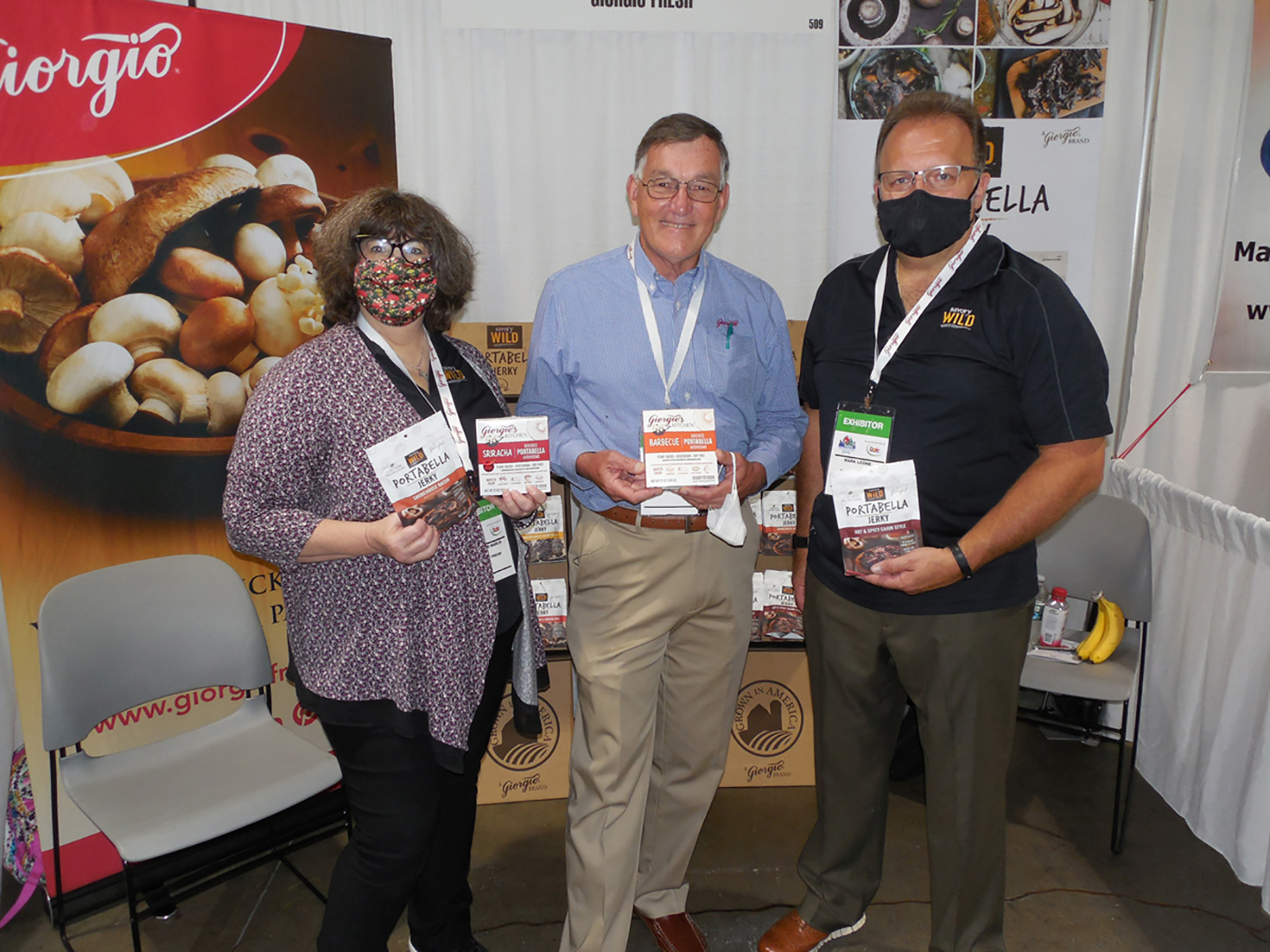 Marybeth March, Doug Stewart and Mark Leone of Giorgio Fresh.