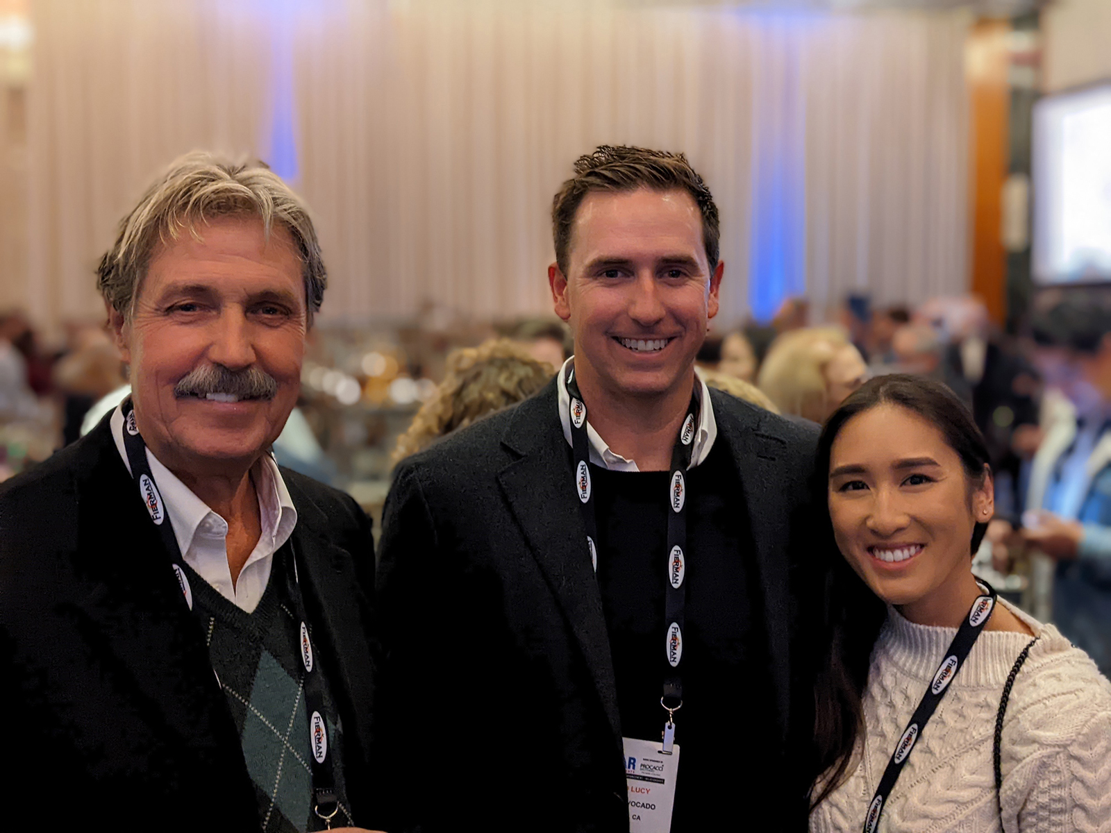Bob Lucy, Donald Lucy and Victoria Cao of Del Rey Avocado.
