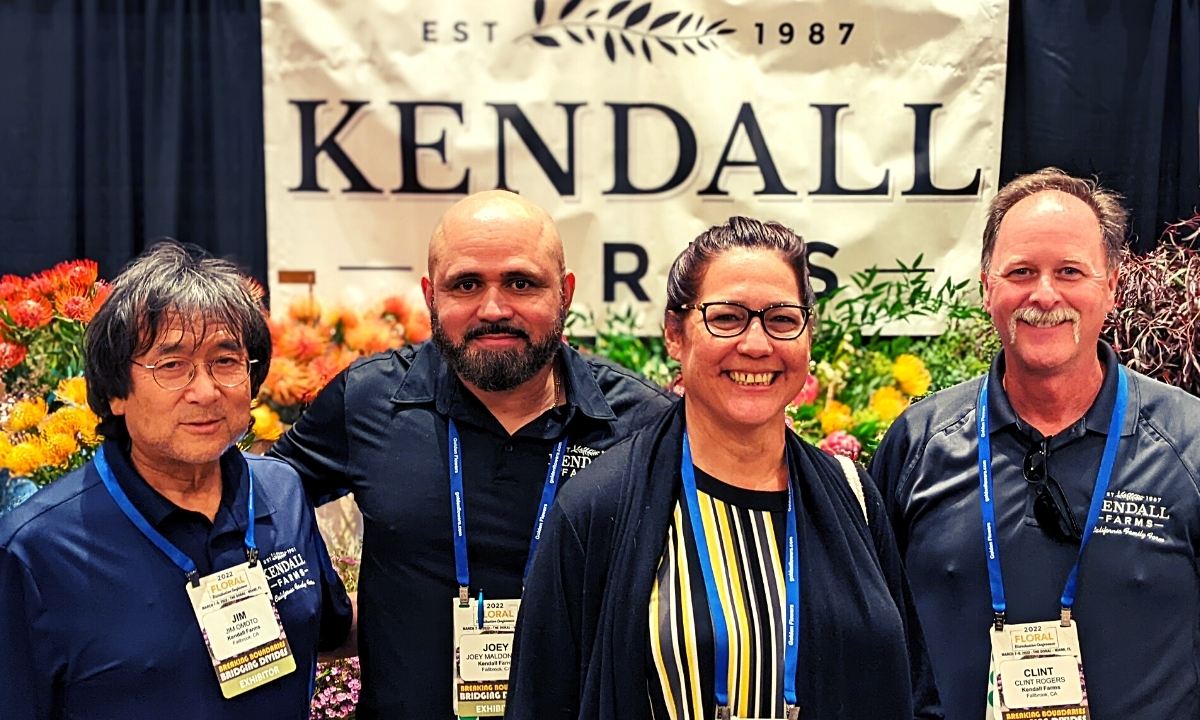Jim Omoto, Joey Maldonado, Cathay McClintock, and Clint Rogers of Kendall Farms