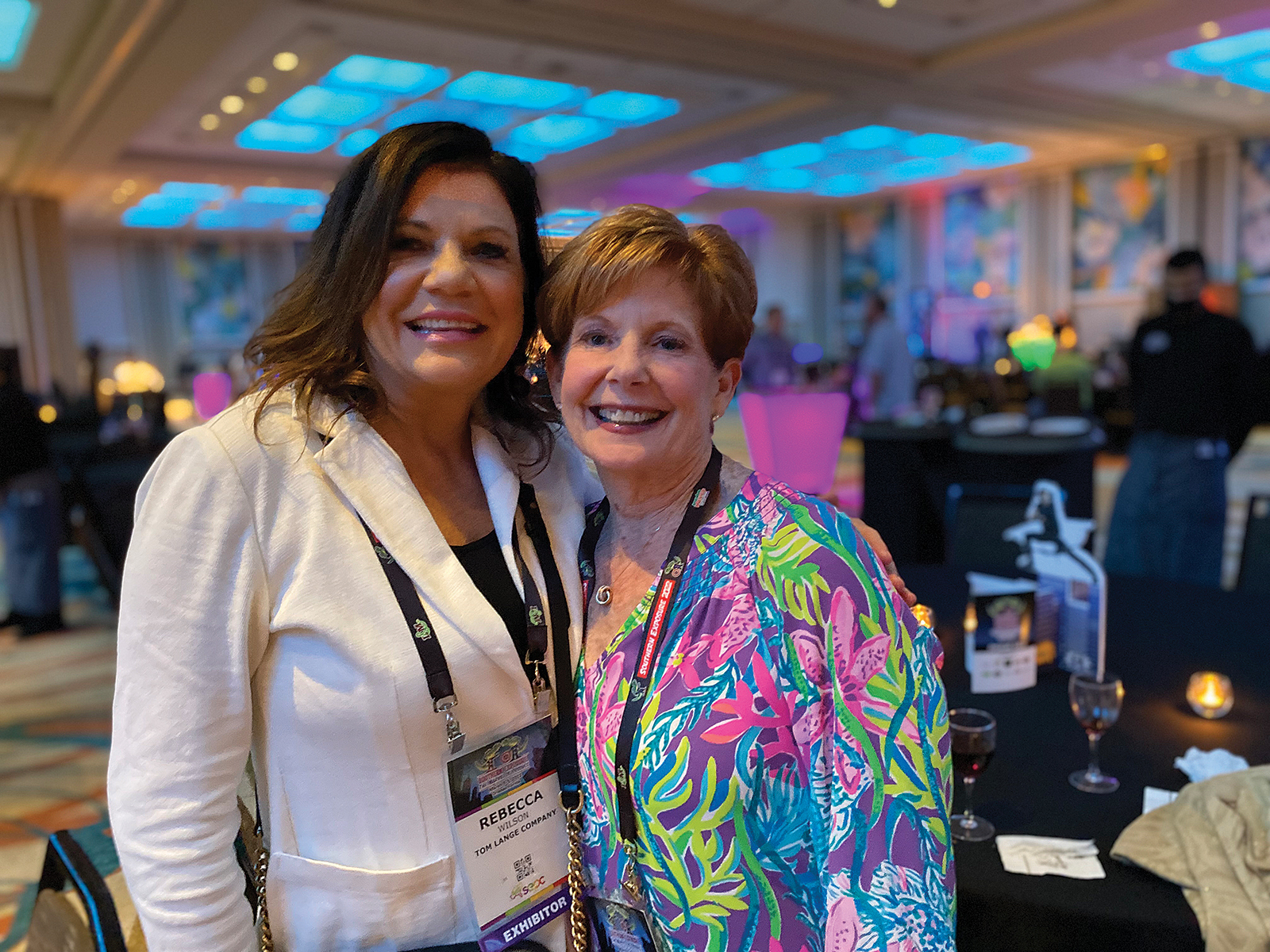 Rebecca Wilson and Stephanie Hilton of Tom Lange Co.