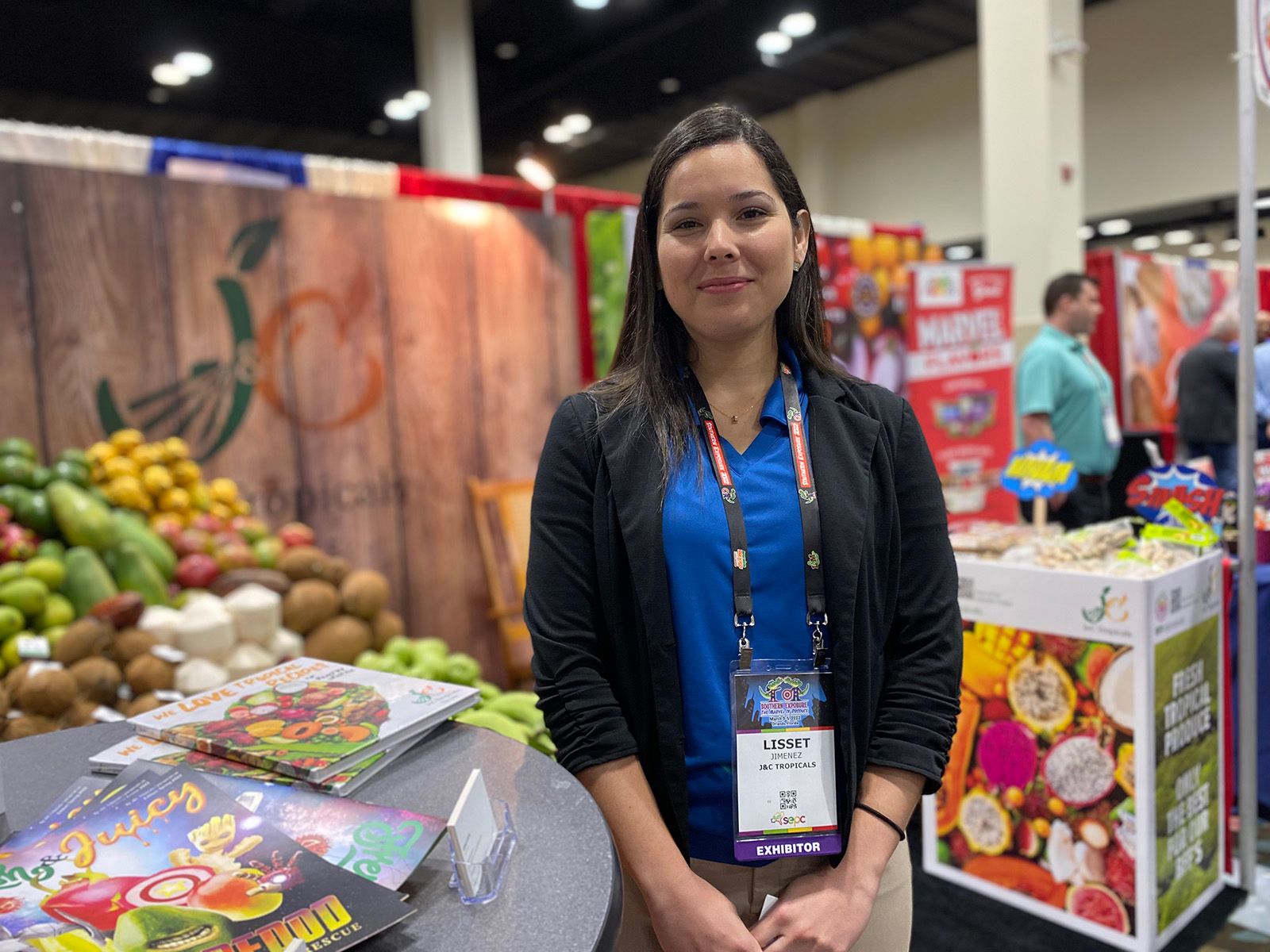 Lisset Jimenez of J&C Tropicals.