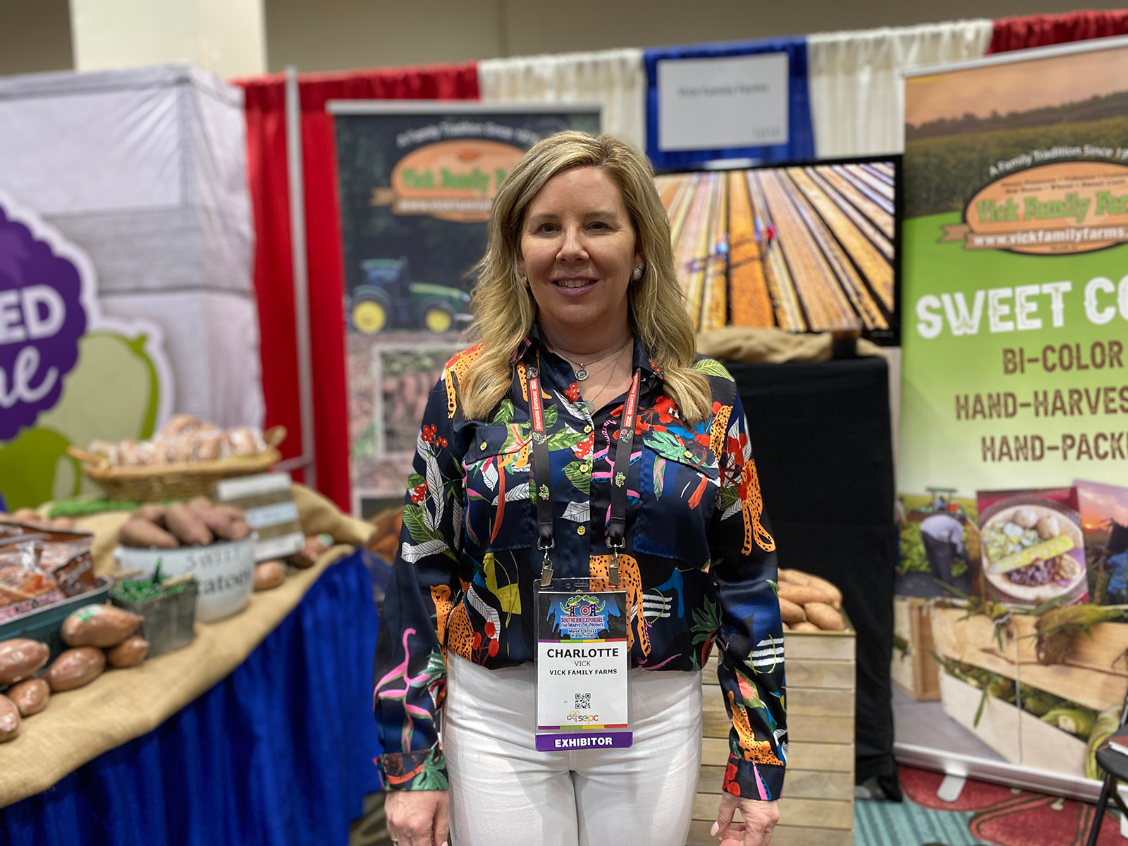 Charlotte Vick of Vick Family Farms. 