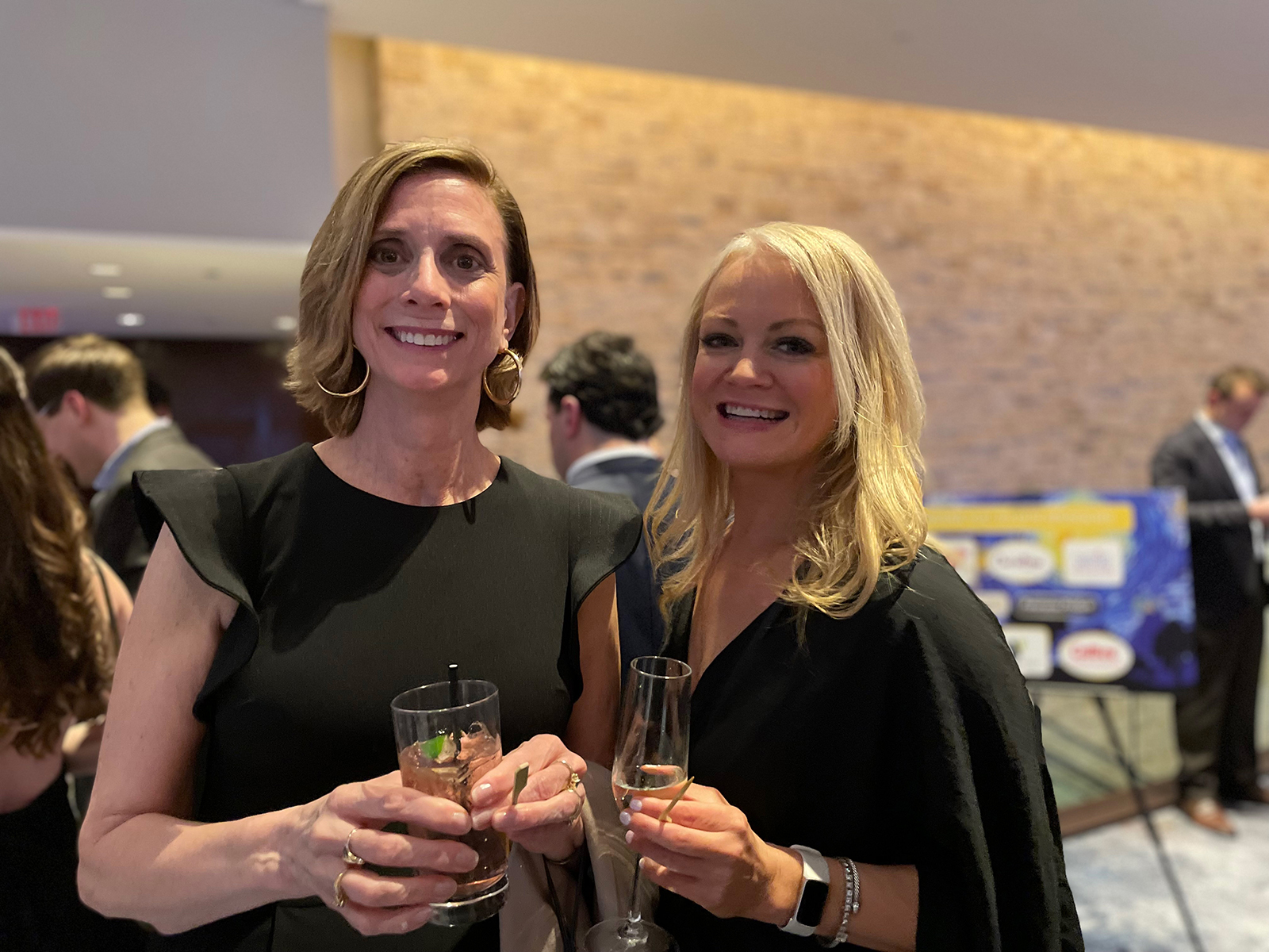 Stacy Cunniff of Little Leaf Farms with Julia Villineau of JOH. 