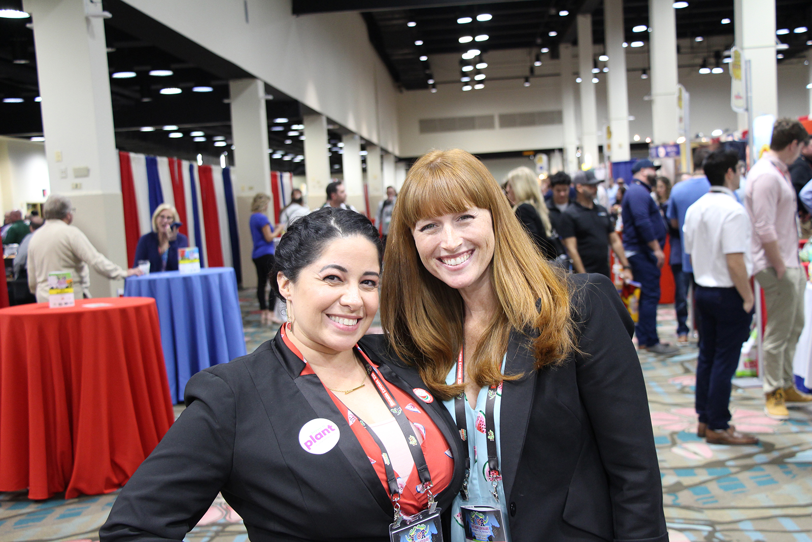 Juliemar Rosado and Megan McKenna of the National Watermelon Promotion Board.
