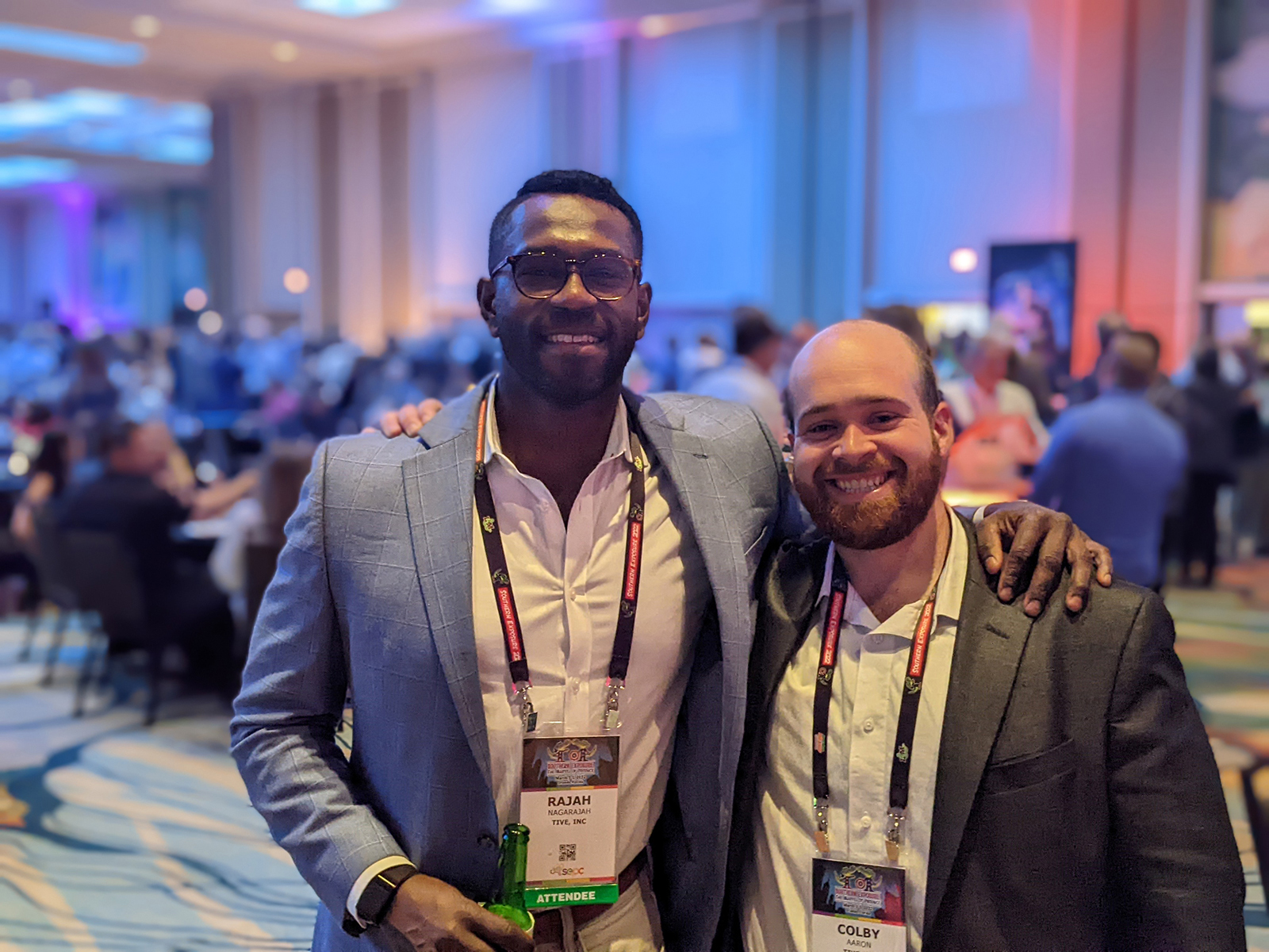 Rajah Nagarajah and Colby Aaron of Tive.