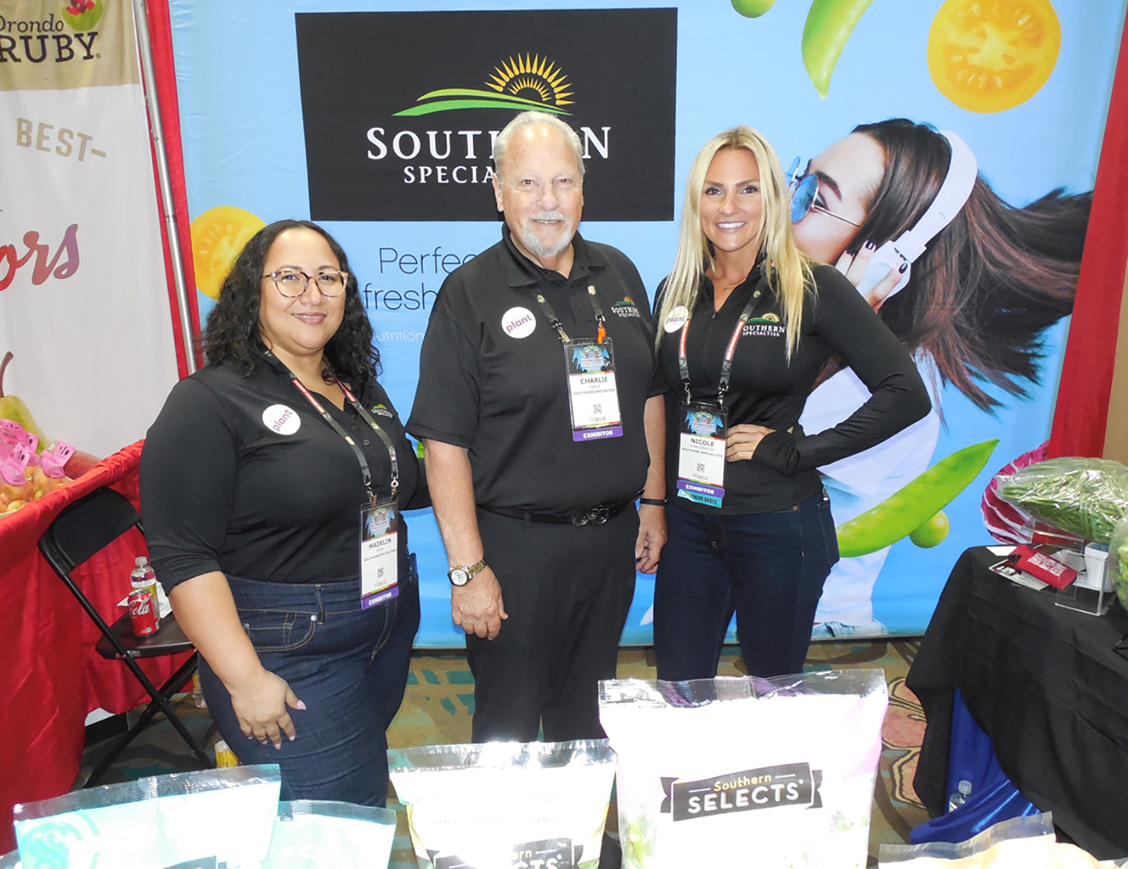 Maddie Sosa, Charlie Eagle and Nicole Dobrzeniecki of Southern Specialties.