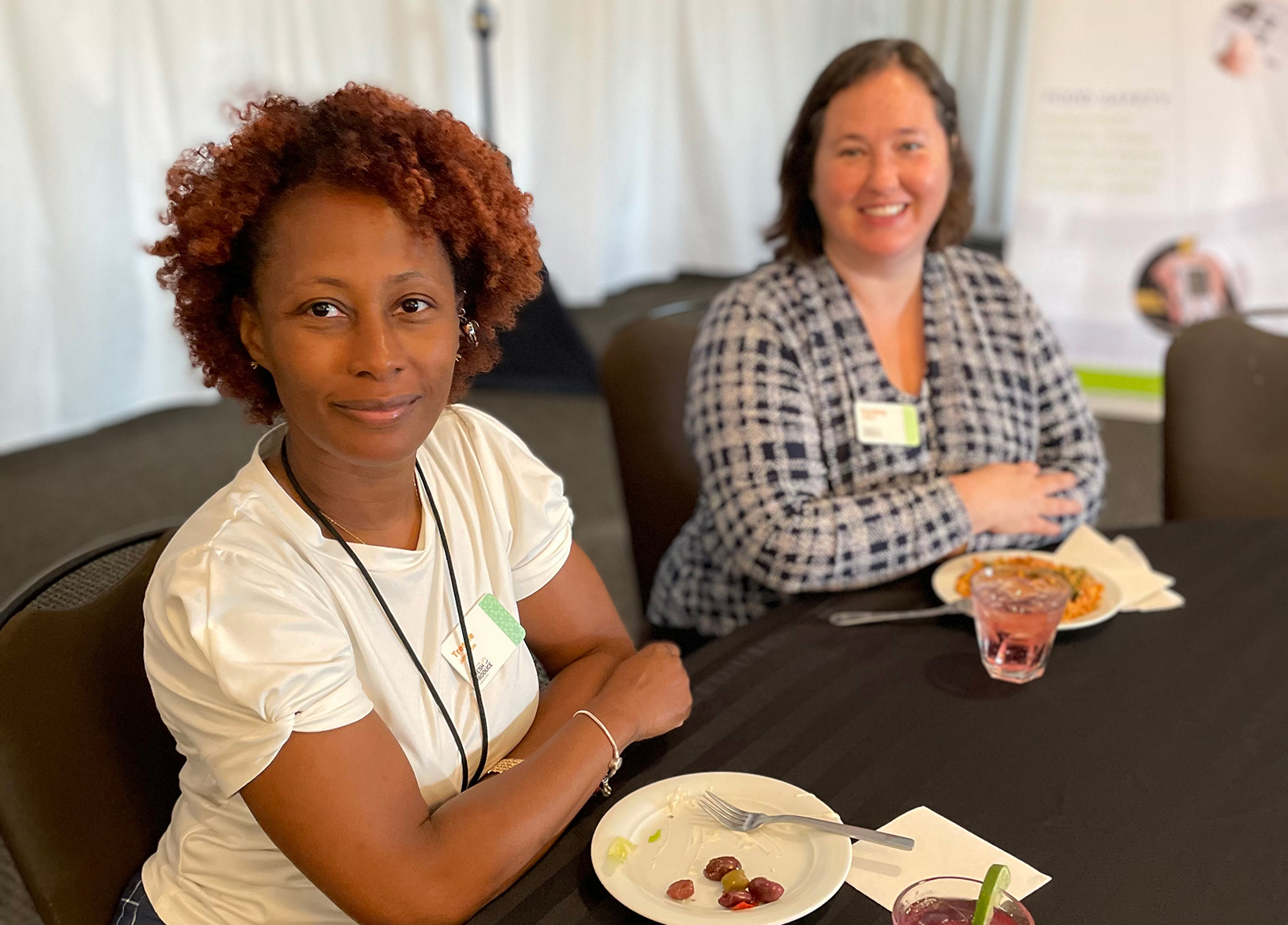 Tressie Jefferson and Cynthia Stubits of International Fresh Produce Association.  