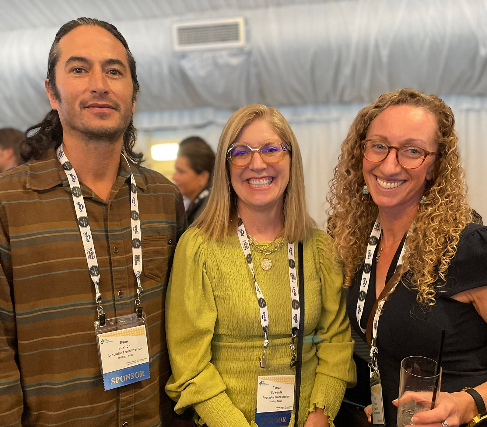 Ryan Fukuda and Tanya Edwards of Avocados from Mexico and Sandi Kronick of Happy Dirt.
