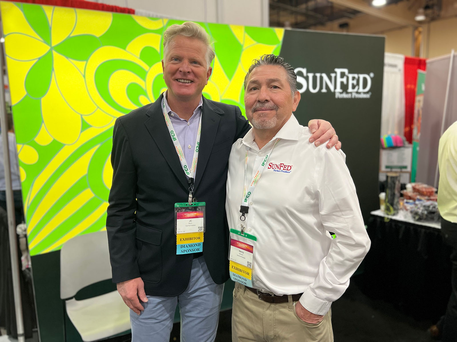 JC Myers and Henry Salcedo of SunFed.