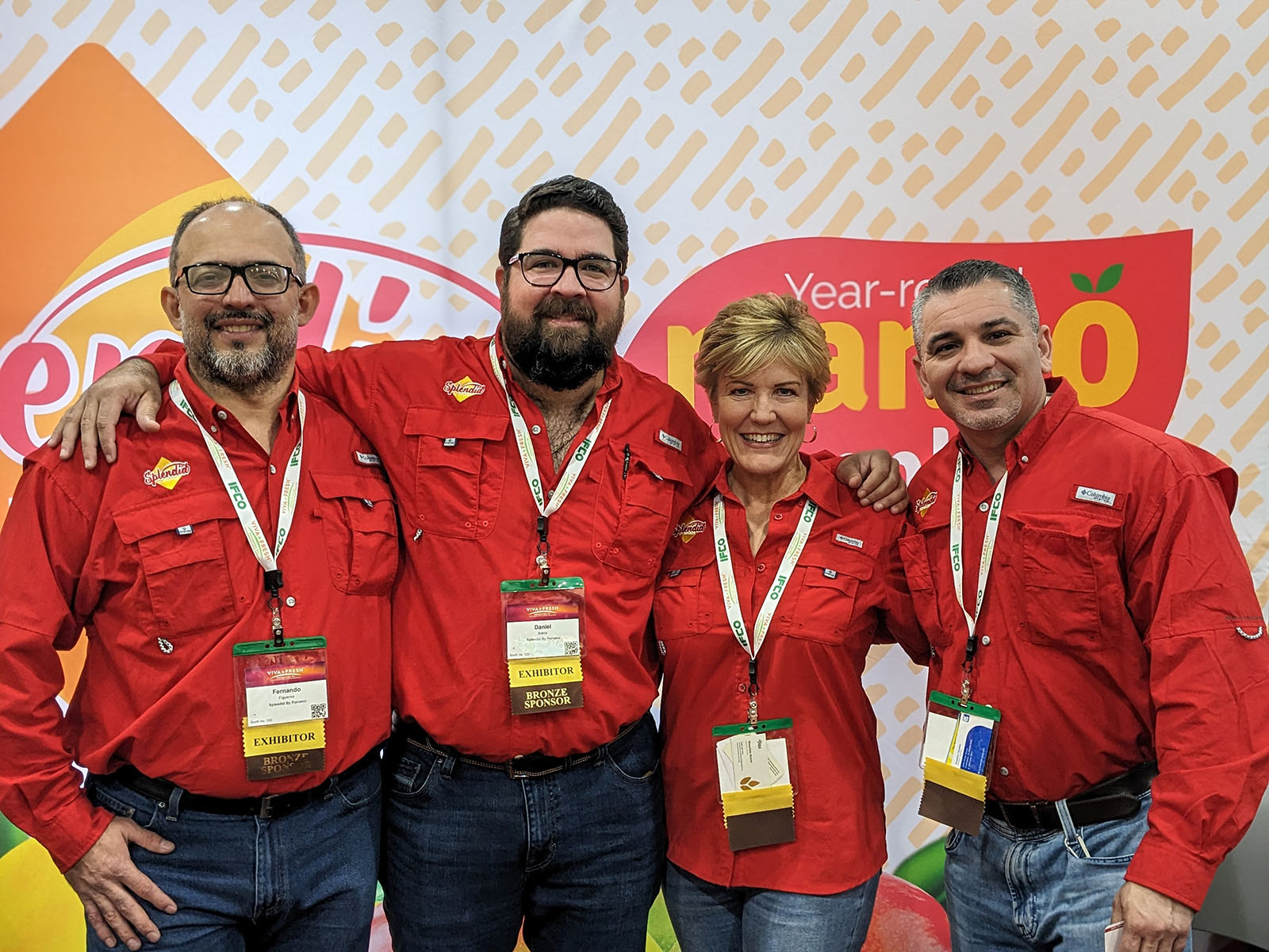 Fernando Figueroa, Daniel Ibarra, Cindy Schwing and Gonzalo Alvarado of Splendid by Porvenir.