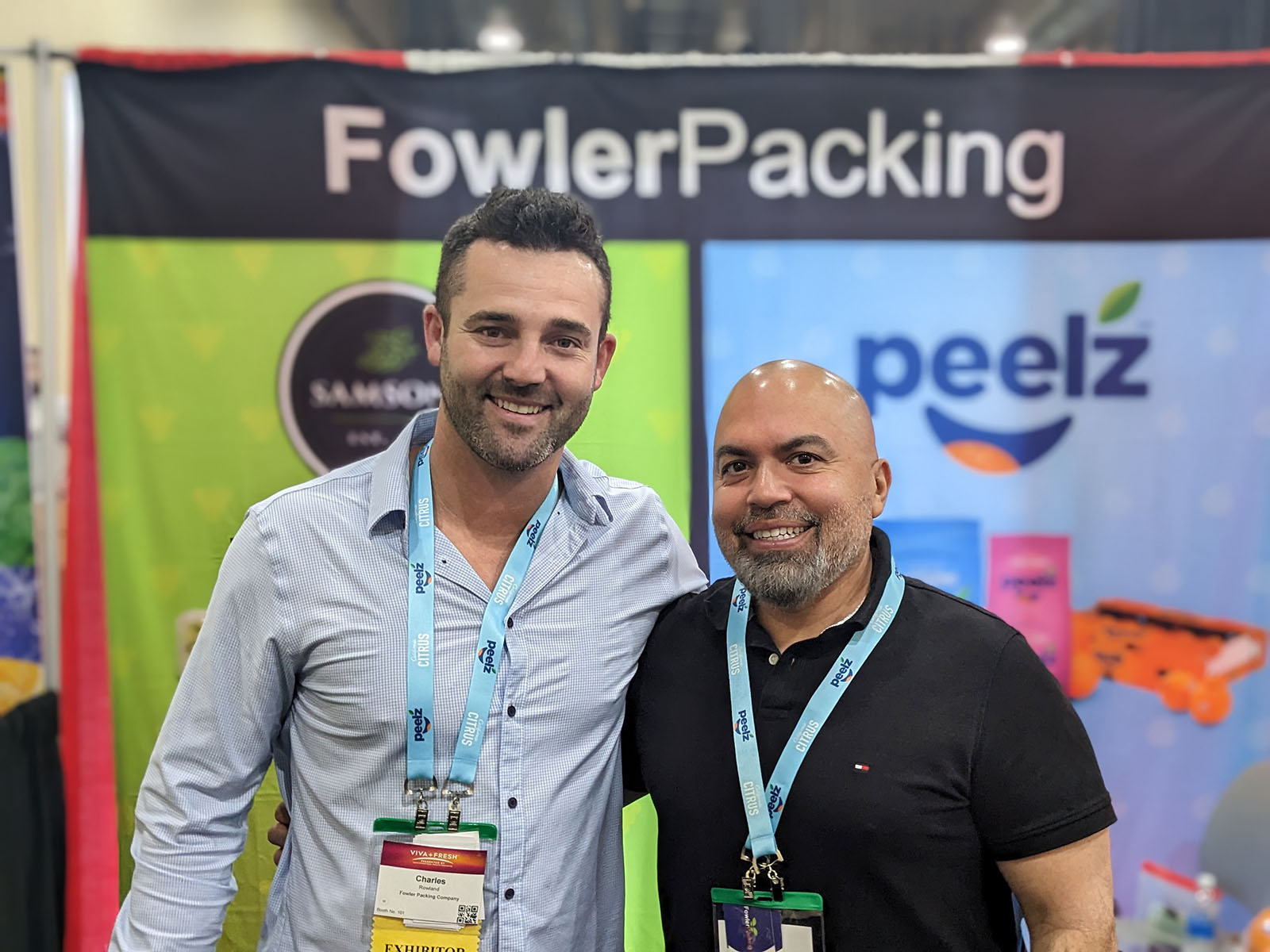 Charles Rowland and John Arjona of Fowler Packing Co.