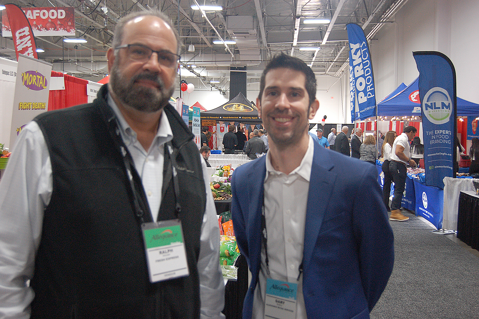 Ralph Krulder of Fresh Express and Gary Roselli of Allegiance Retail Services. 
