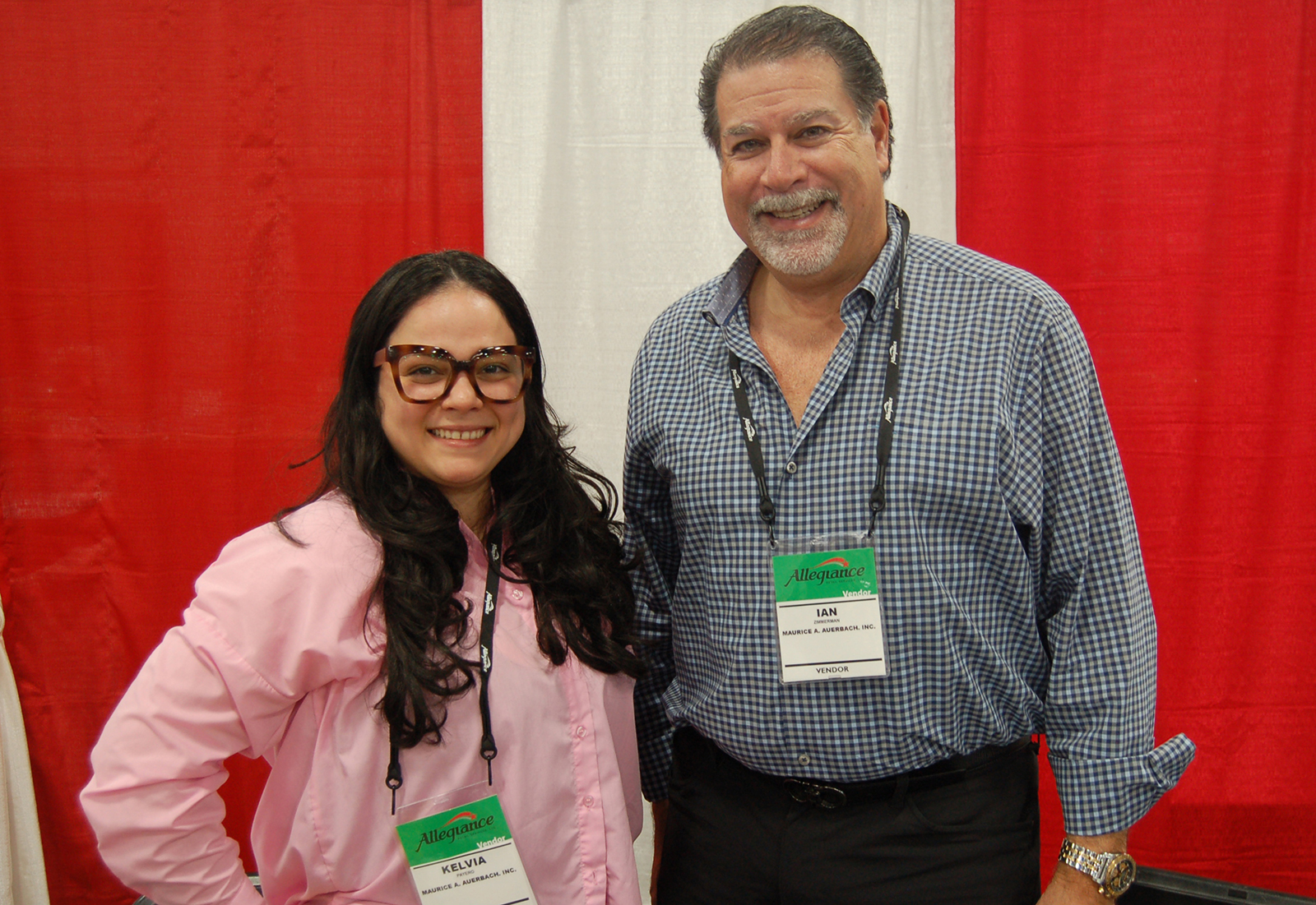 Kelvia Payero and Ian Zimmerman of Maurice A. Auerbach Inc. 