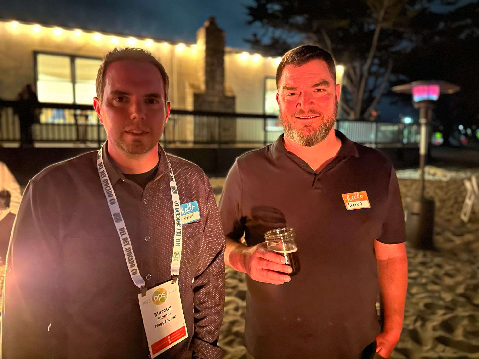 Marcus Stormo of Haggen Inc. and Tom Hopkins of Market of Choice.