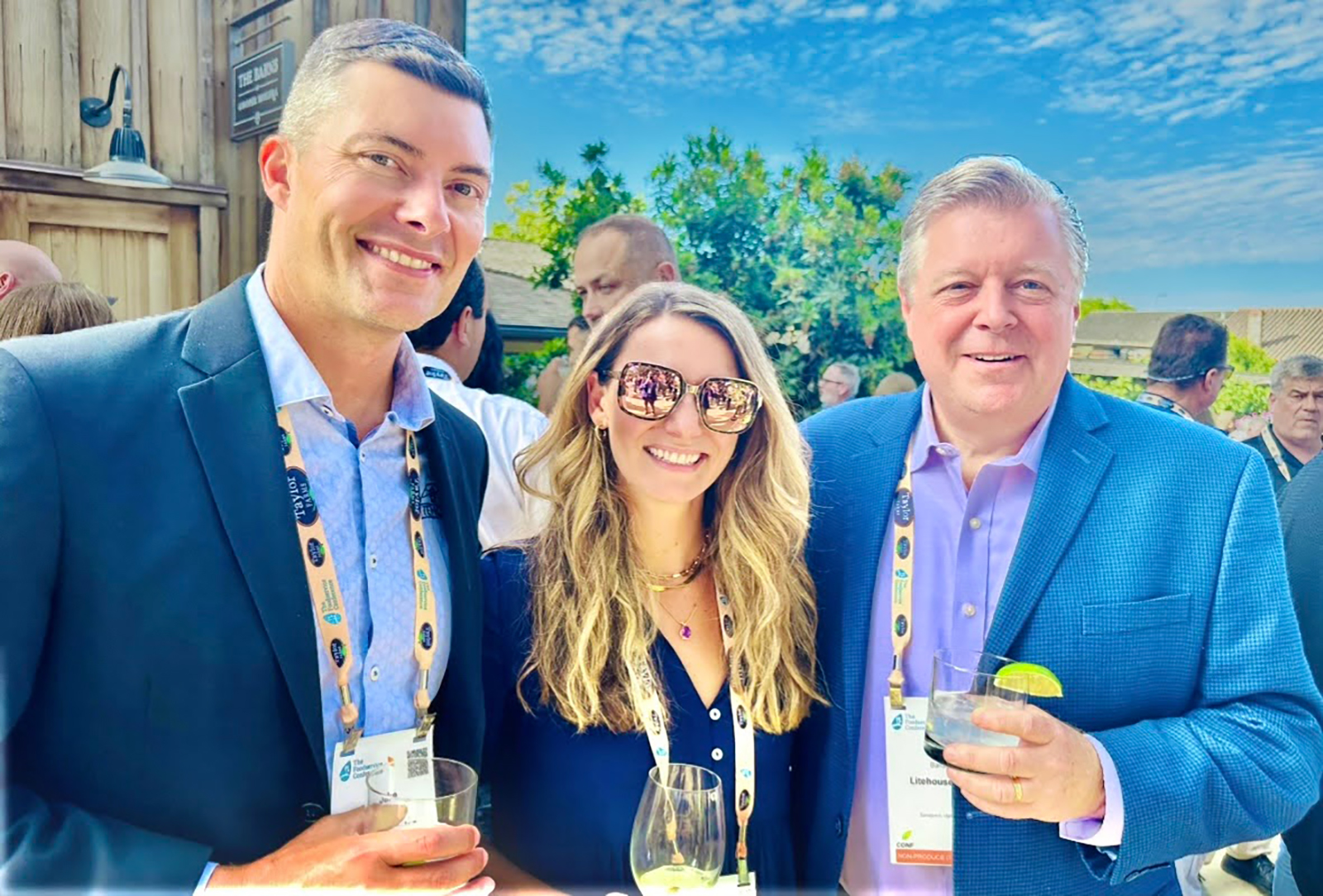 Jake Oliver, Alice Sloane and John Ballard of Litehouse Inc.