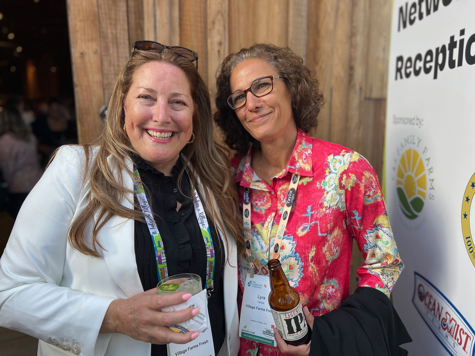 Helen Aquino and Lyra Vance of Village Farms.