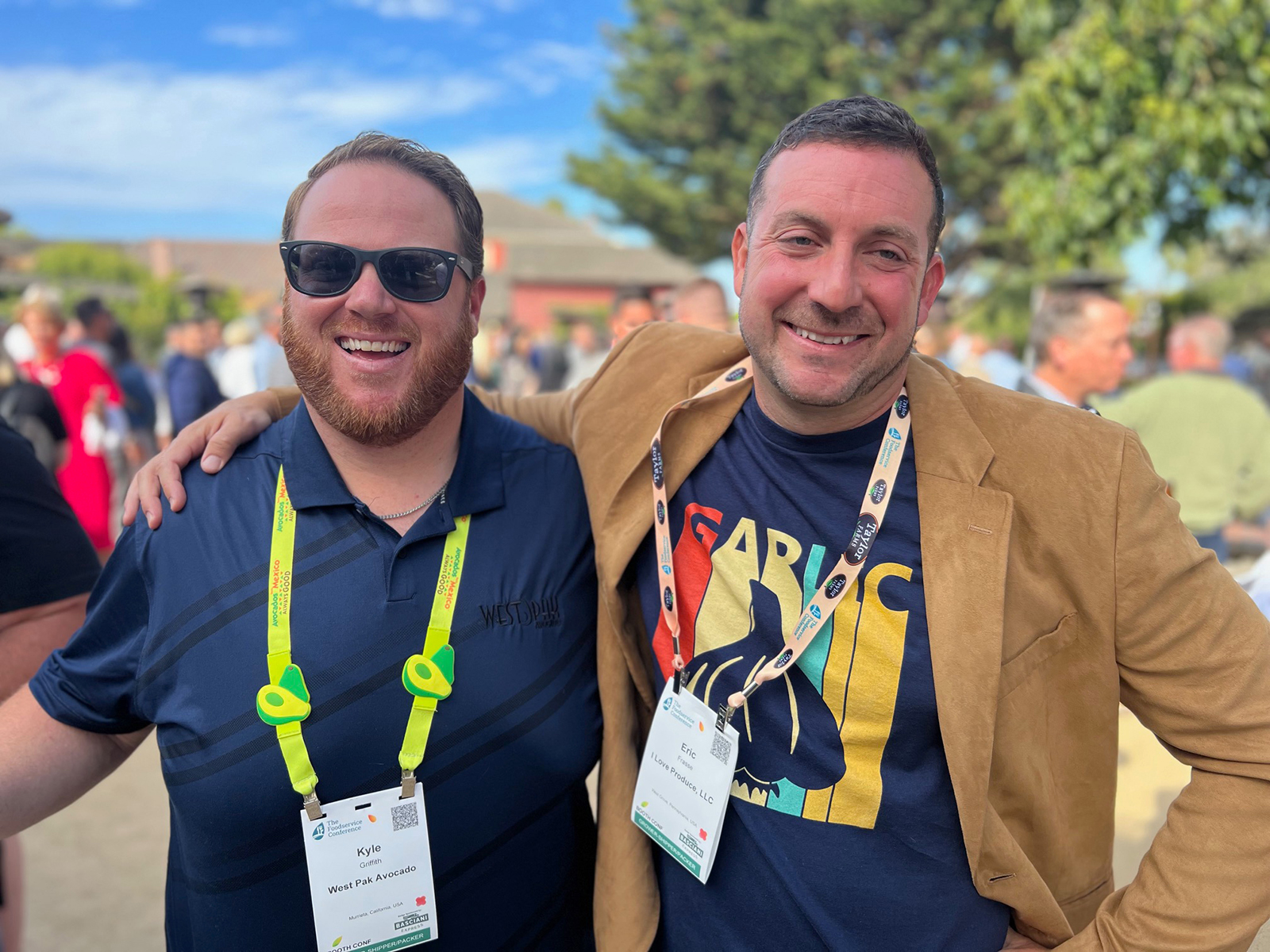 Kyle Griffith of WestPak Avocados and Eric Frasse of I Love Produce.