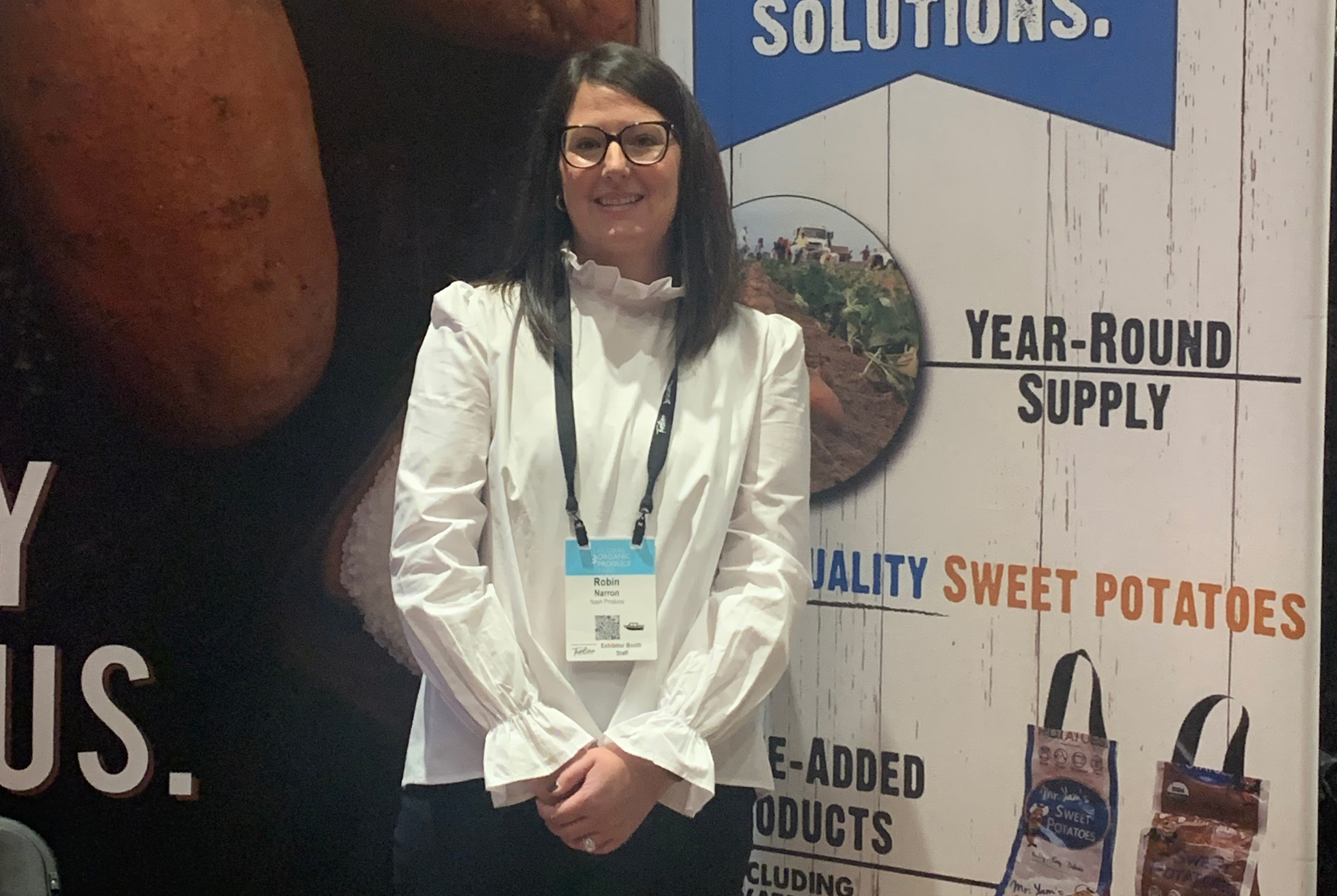 Robin Narron of Nash Produce.